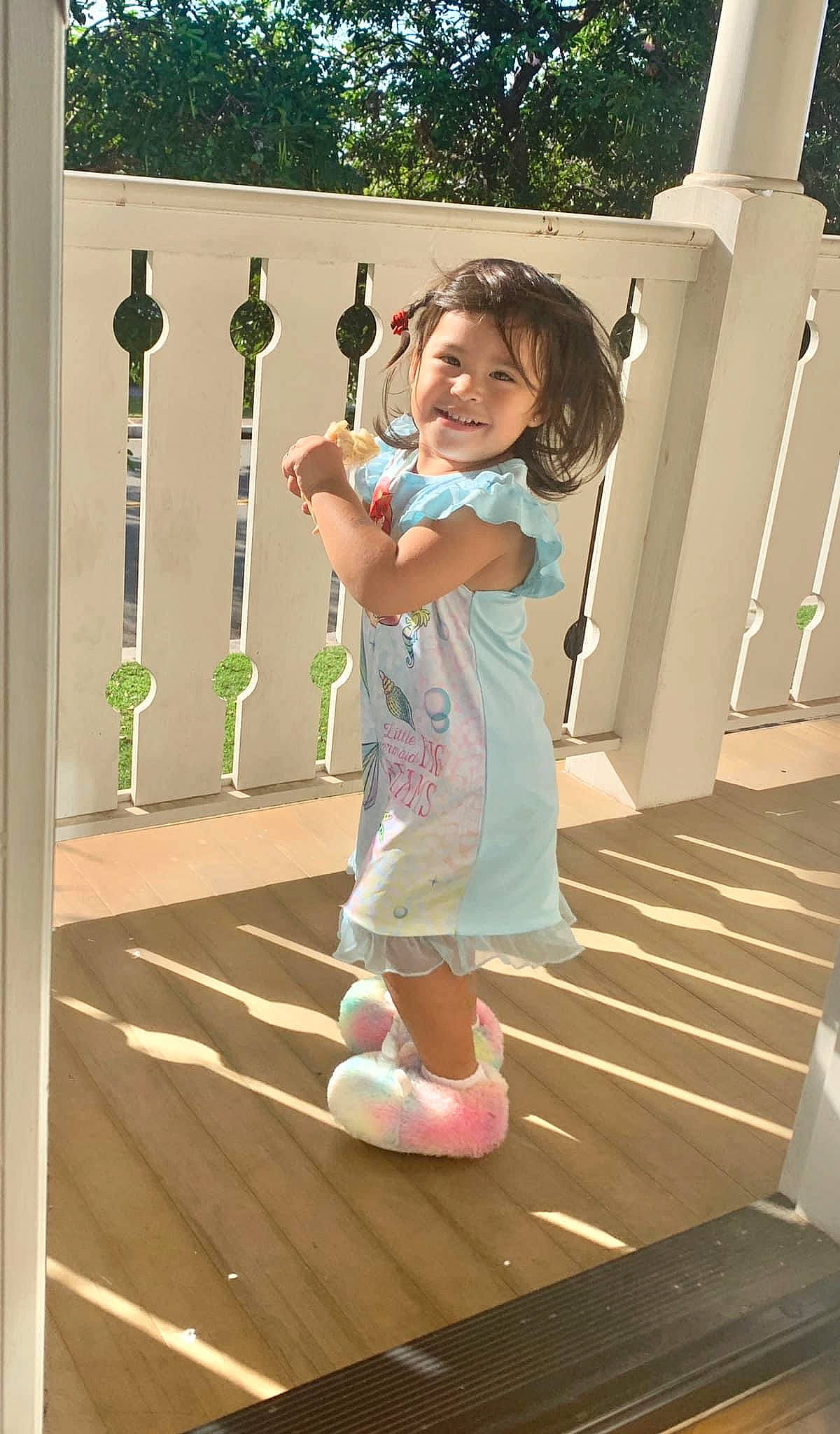 Kassandra joined the competition — help win amazing prizes! child, joy, outdoor_play_equipment, person, swing, toddler