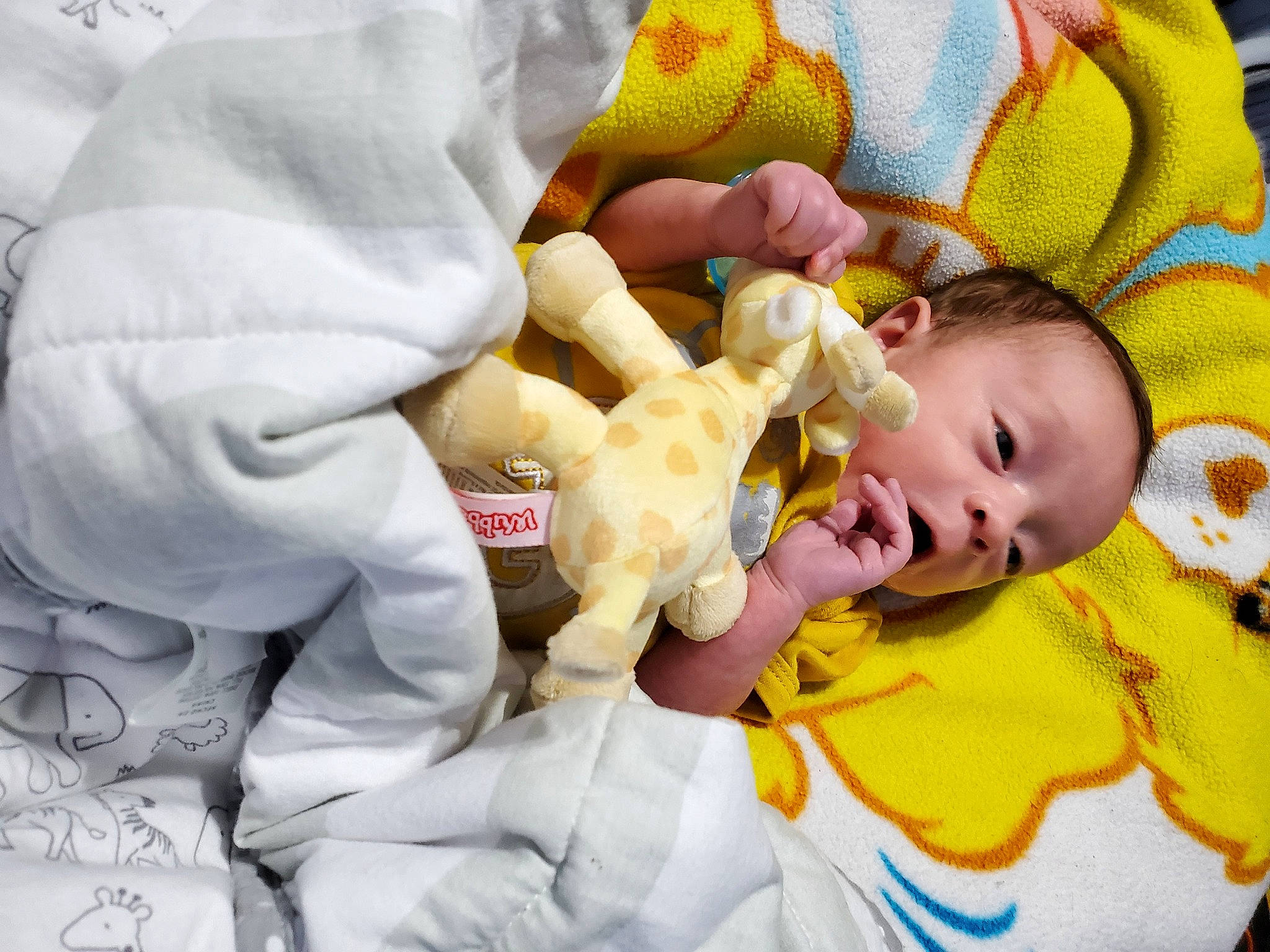 Thaddeus is registered to the contest to win money with this photo: baby, baby_products, baby_sleeping, baby_toddler_clothing, bed, bedding, bedtime, blanket, cheek, child, comfort, event, happy, linens, nap, person, room, skin, sleep, textile