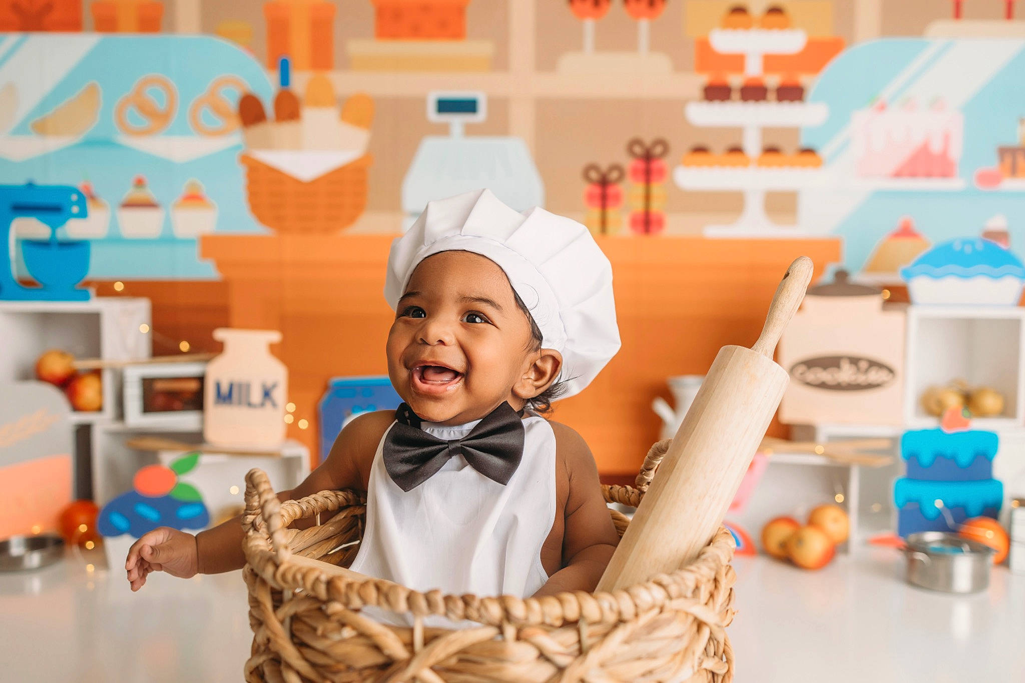 Kellan joined the competition — help win amazing prizes! animation, baby, child, community, event, fun, happy, hat, headwear, kindergarten, laugh, leisure, orange, party, person, play, product, room, smile, toddler
