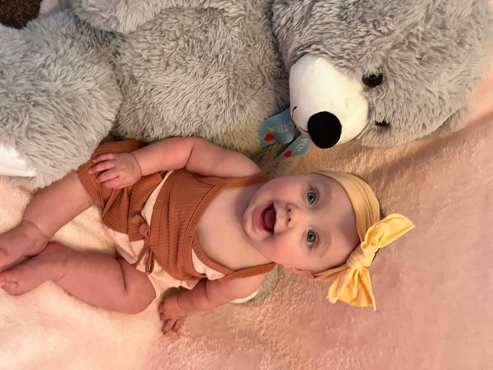 Braylyn joined the competition — help win amazing prizes! art, baby, baby_products, comfort, fun, fur, gesture, hand, happy, human_body, linens, nose, person, plush, skin, smile, stuffed_toy, teddy_bear, toddler, toy