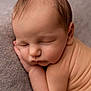 George is registered to the contest to win money with this photo: newborn, baby, sleeping, infant, closeup, face, skin, peaceful, soft, texture, blanket, rest, portrait, child, cute, tender, newborn_baby, peace, infancy, head