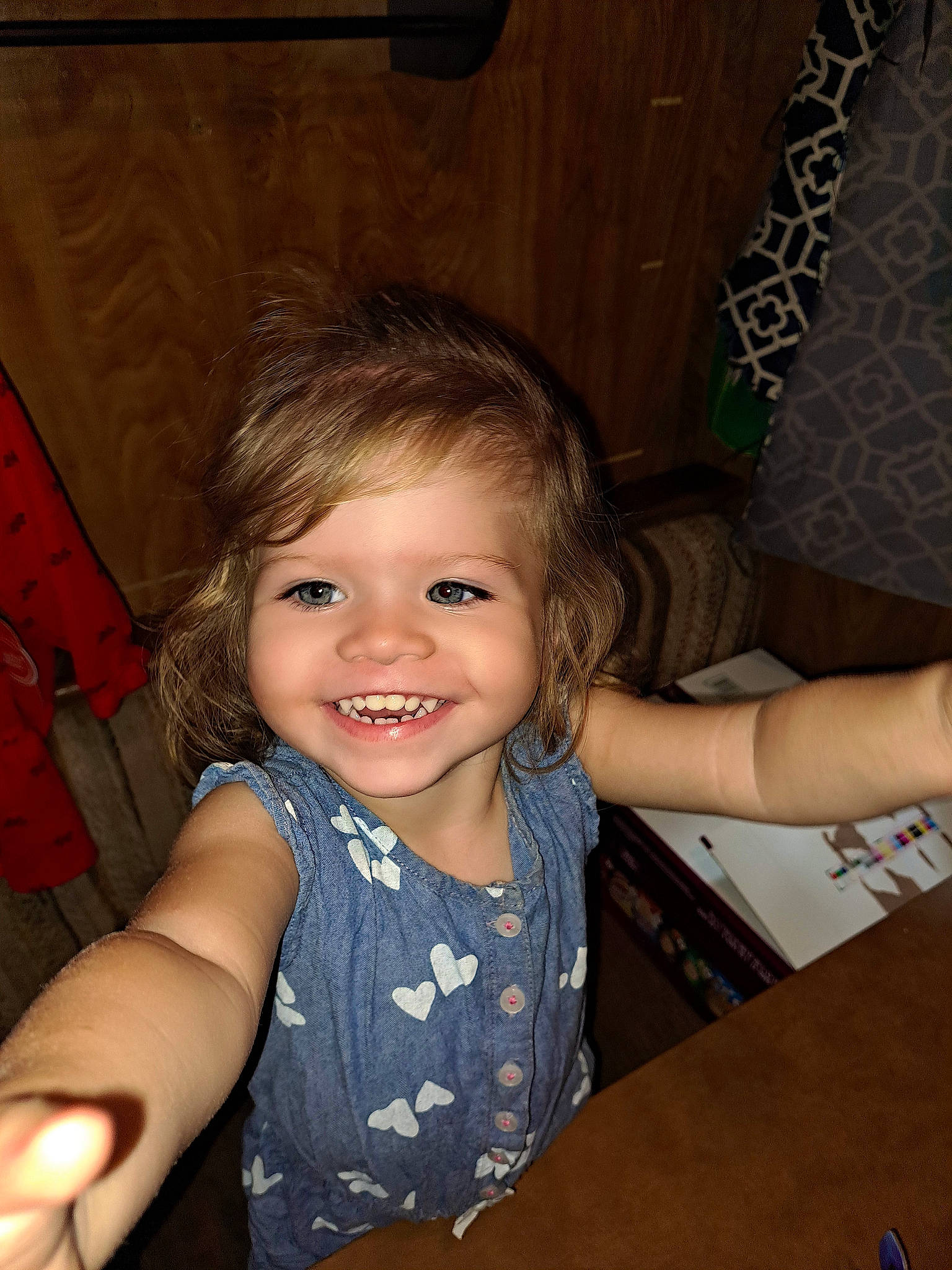 Skyler joined the competition — help win amazing prizes! cheek, chin, eye, facial_expression, finger, flash_photography, fun, gesture, happy, head, iris, joy, lip, mouth, nose, organ, person, skin, smile, standing