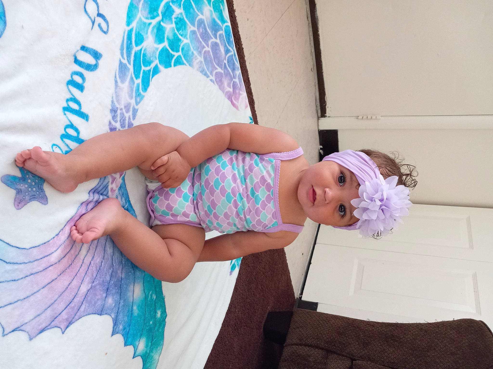 Lakelynn joined the competition — help win amazing prizes! baby_toddler_clothing, blue, child, comfort, dress, fun, hand, happy, hat, headwear, human_body, human_leg, leg, magenta, pattern, person, pink, purple, smile, textile