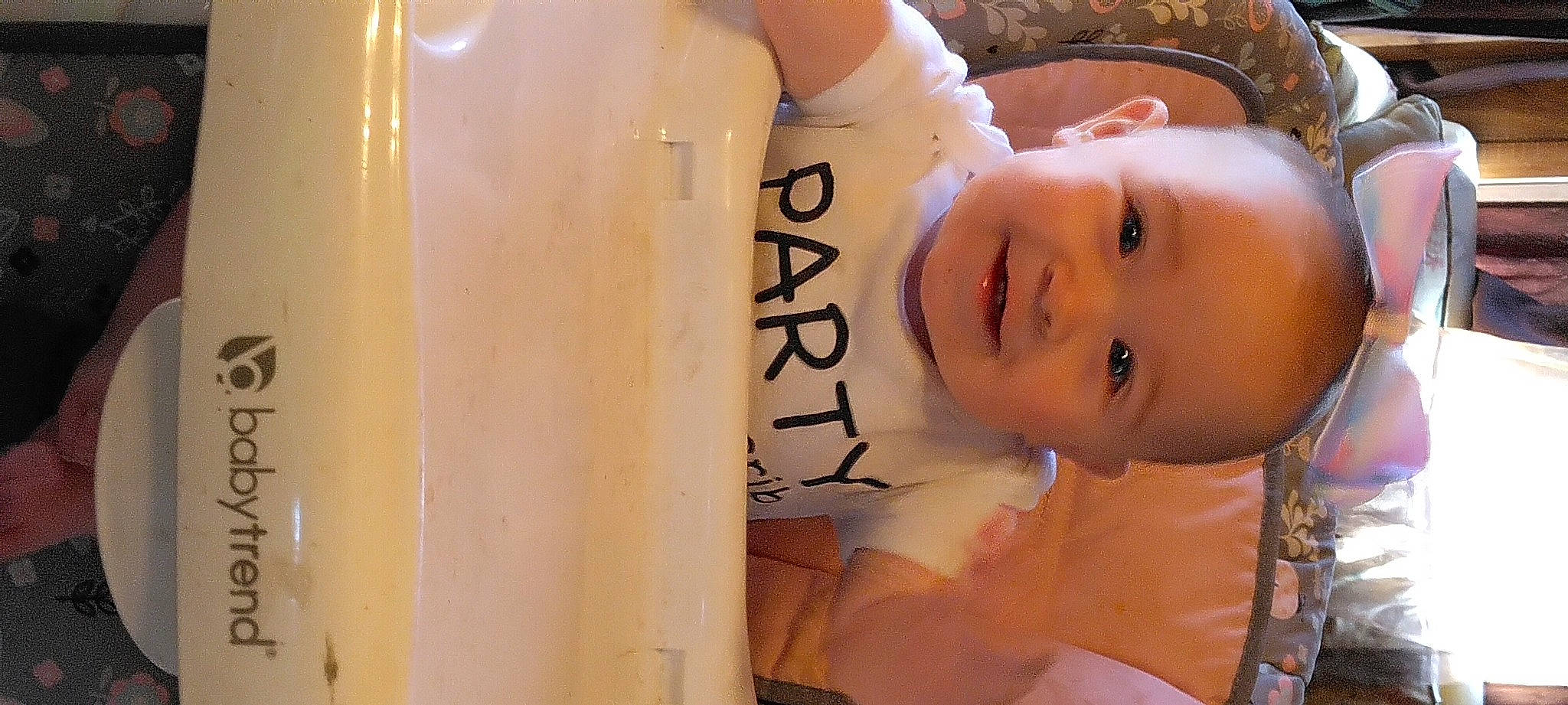 Starlynn is registered to the contest to win money with this photo: abdomen, baby, baby_toddler_clothing, cheek, chest, child, chin, elbow, eyebrow, eyelash, flash_photography, fun, happy, hat, joy, leisure, lip, person, room, skin