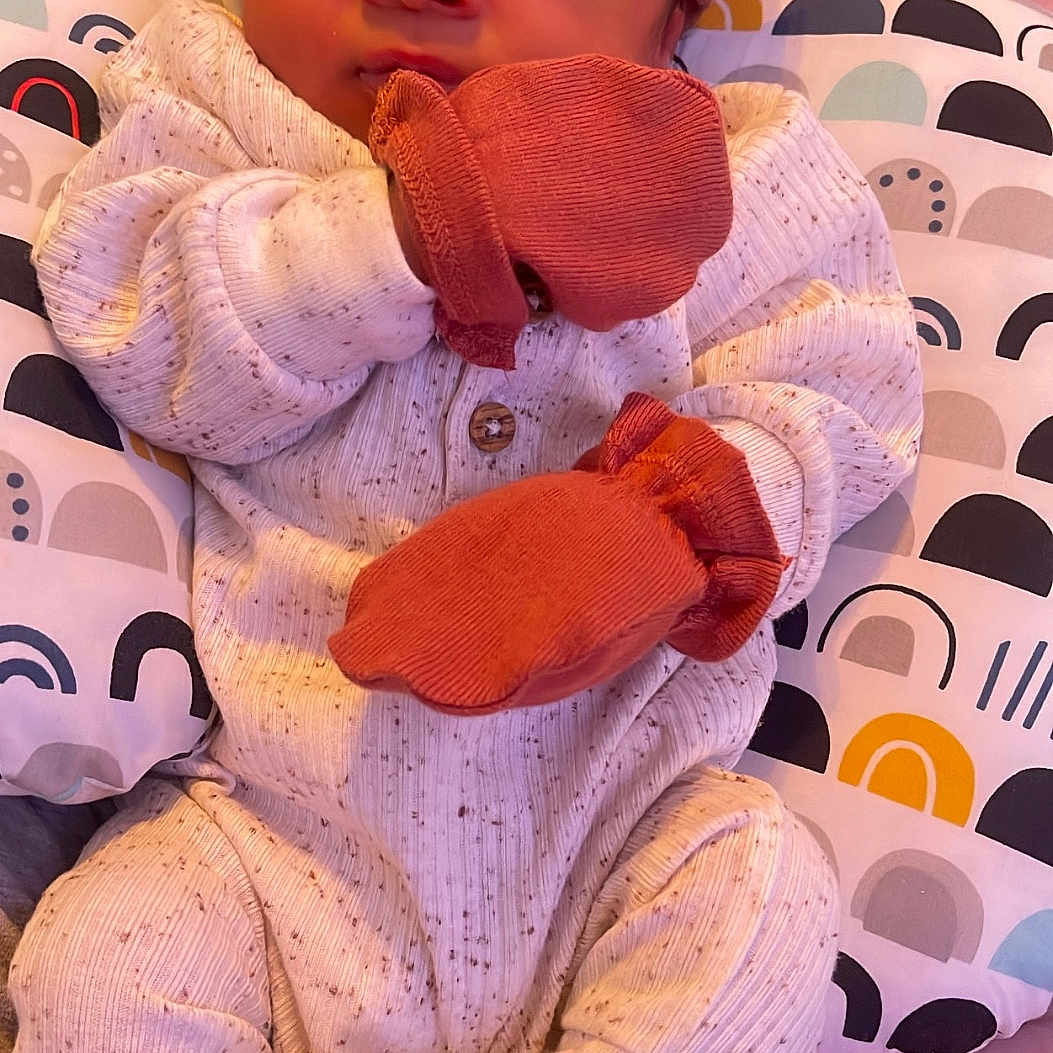 Princekyaire joined the competition — help win amazing prizes! baby, bodypart, bonnet, cap, clothing, couch, cutlery, face, finger, furniture, glove, hand, hat, head, knitwear, person, photography, portrait, spoon, sweater