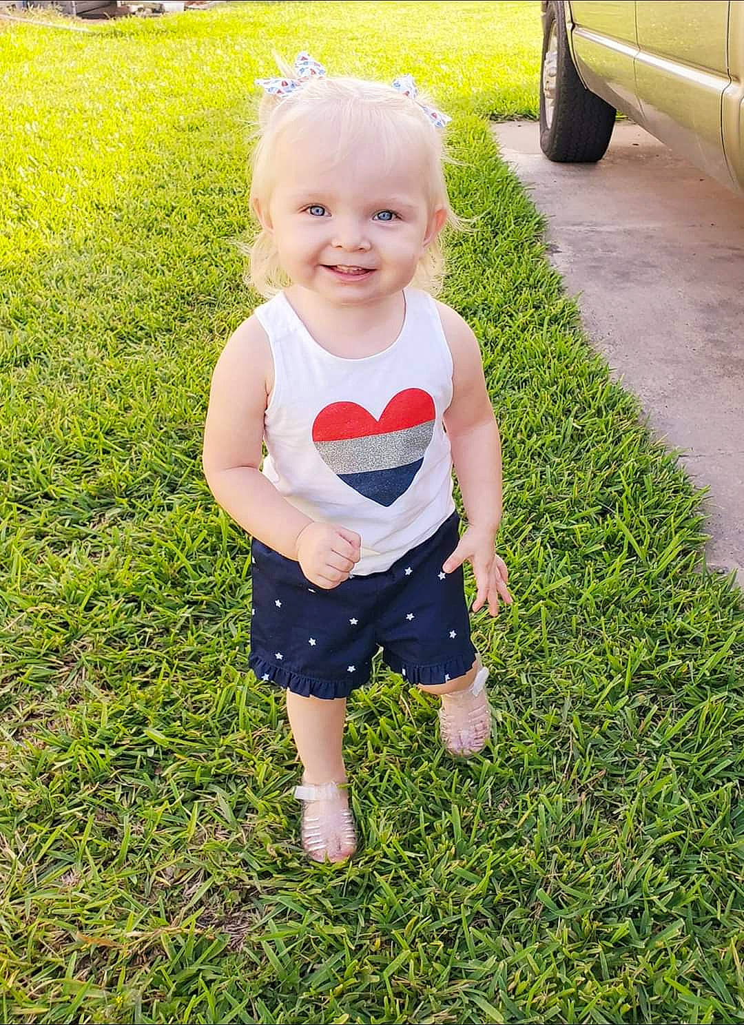 Ariyah is registered to the contest to win money with this photo: baby, baby_toddler_clothing, child, design, dress, garden, grass, grass_family, green, joy, lawn, meadow, pattern, person, plant, skin, smile, summer, toddler, vacation