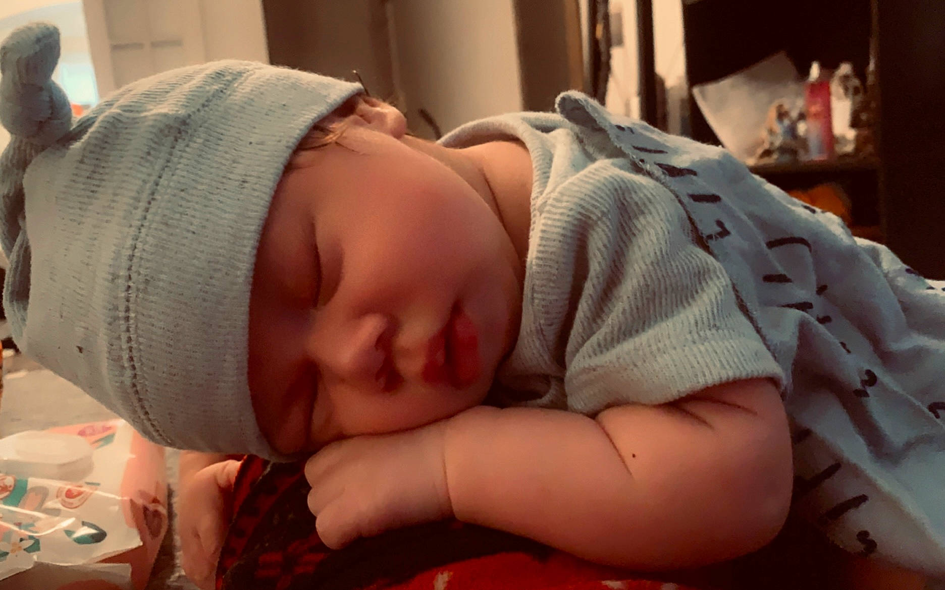 Kaleb joined the competition — help win amazing prizes! baby, baby_toddler_clothing, cheek, child, chin, comfort, eye, face, facial_expression, forehead, grass, happy, head, headgear, headwear, mouth, nose, person, skin, sleeve