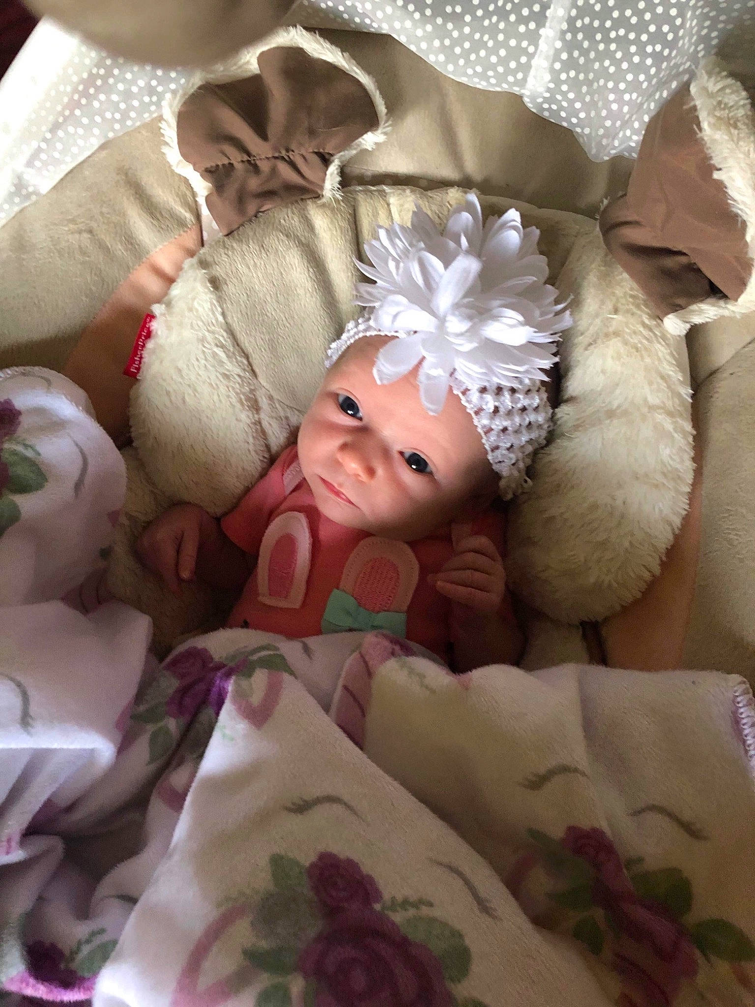 Karliah joined the competition — help win amazing prizes! baby, child, doll, person, pink, toy