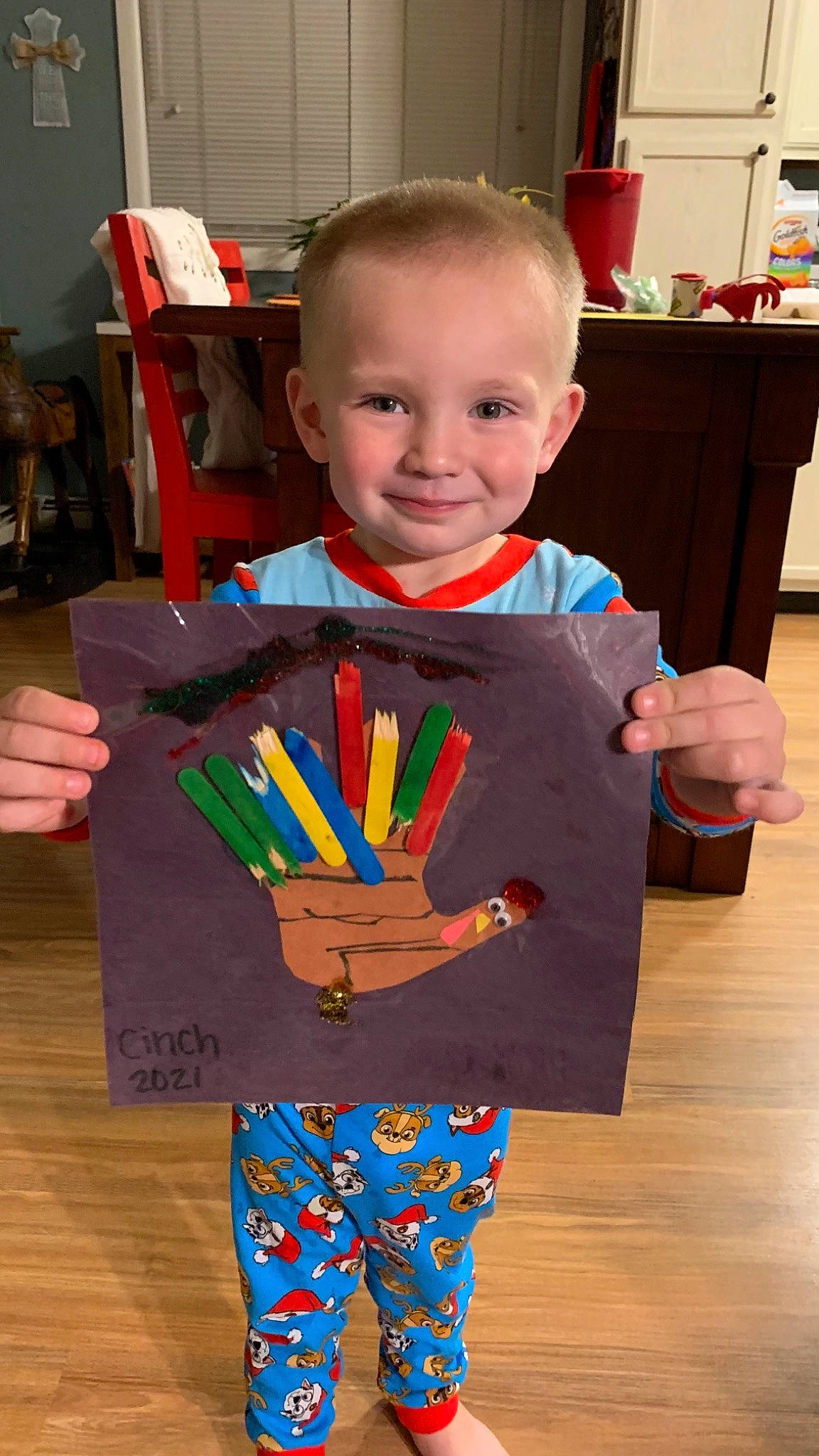 Cinch joined the competition — help win amazing prizes! art, chair, child, construction_paper, craft, event, face, fun, hardwood, head, joy, party_supply, person, play, room, smile, t_shirt, table, toddler, visual_arts