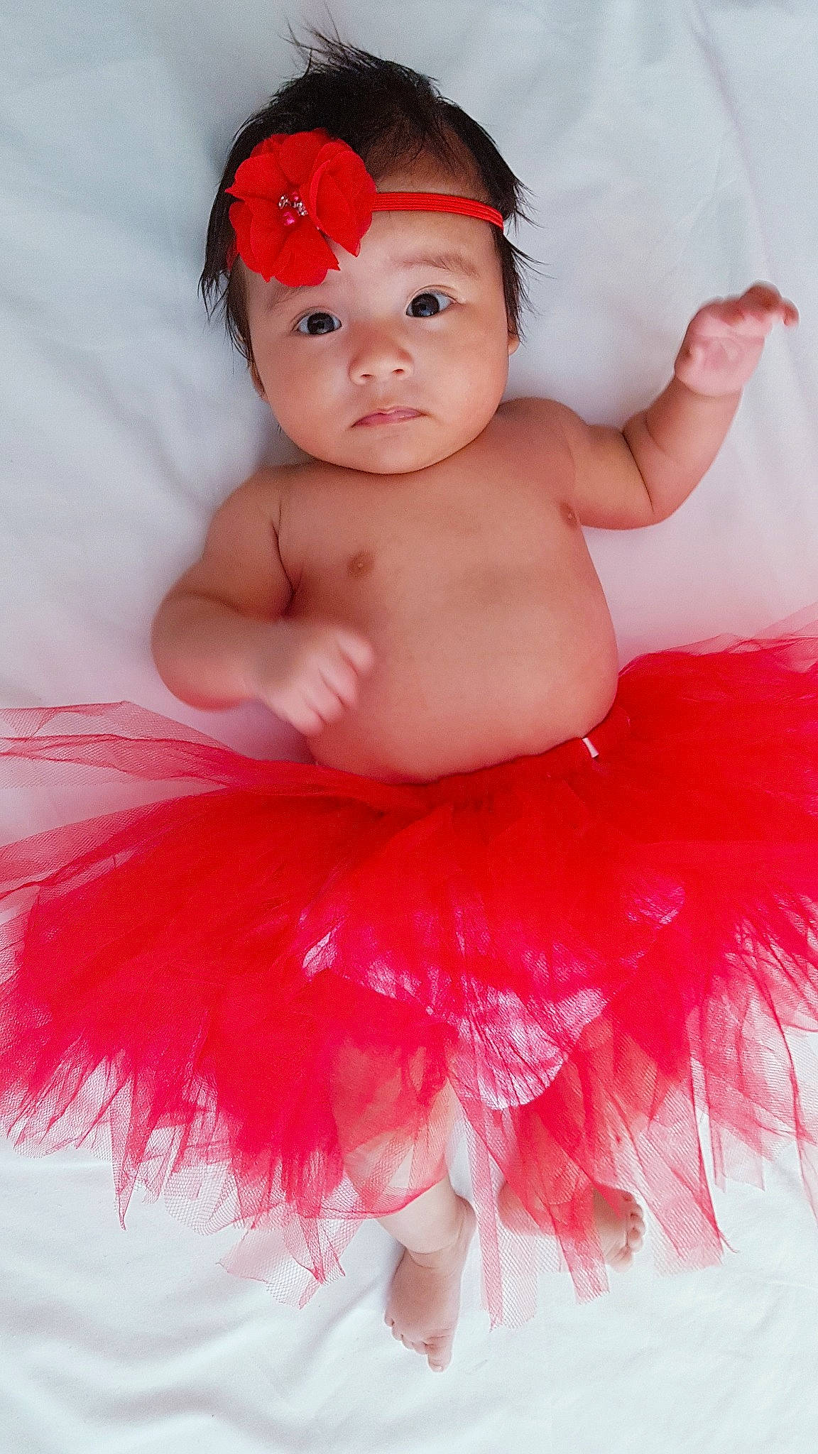 Liya participe au concours pour gagner de l'argent avec cette photo : baby, baby_bloomers, baby_products, baby_toddler_clothing, ballet_tutu, child, child_model, costume, costume_accessory, hair_accessory, headpiece, person, photography, pink, product, red, skin, toddler