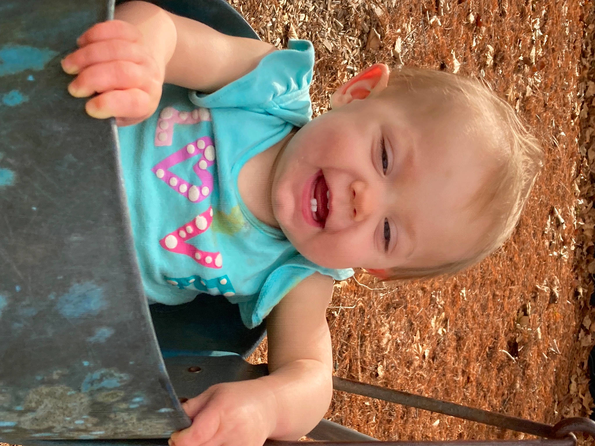 Renea joined the competition — help win amazing prizes! baby, baby_toddler_clothing, child, electric_blue, finger, fun, grass, happy, leisure, mouth, nose, pattern, people_in_nature, person, recreation, skin, smile, toddler, tree, water