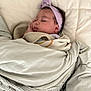 Skyla joined the competition — help win amazing prizes! baby, sleeping, blanket, headband, bed, pillow, face, infant, wrapped, cozy, soft, rest, peaceful, toddler, child, person, indoors, cute, clothing, nap