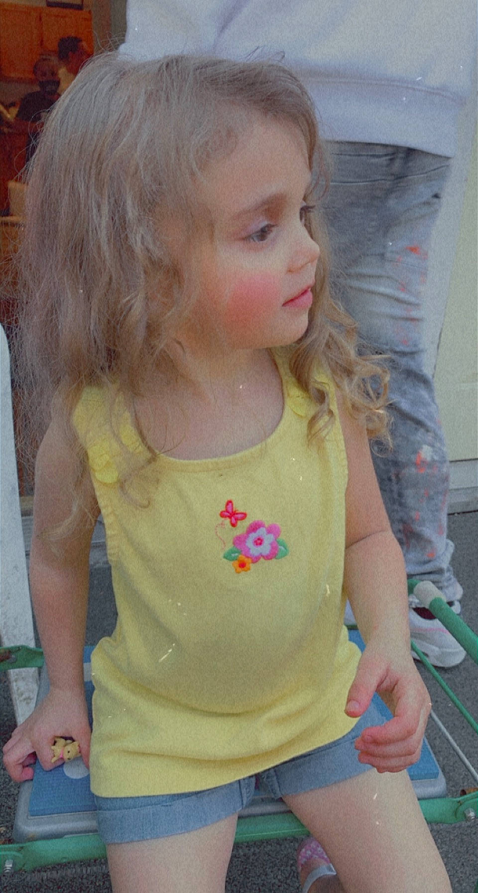 Lia joined the competition — help win amazing prizes! baby_toddler_clothing, cheek, chin, ear, eye, eyebrow, eyelash, hair, hairstyle, head, iris, joint, lip, mouth, neck, nose, organ, person, shoulder, skin