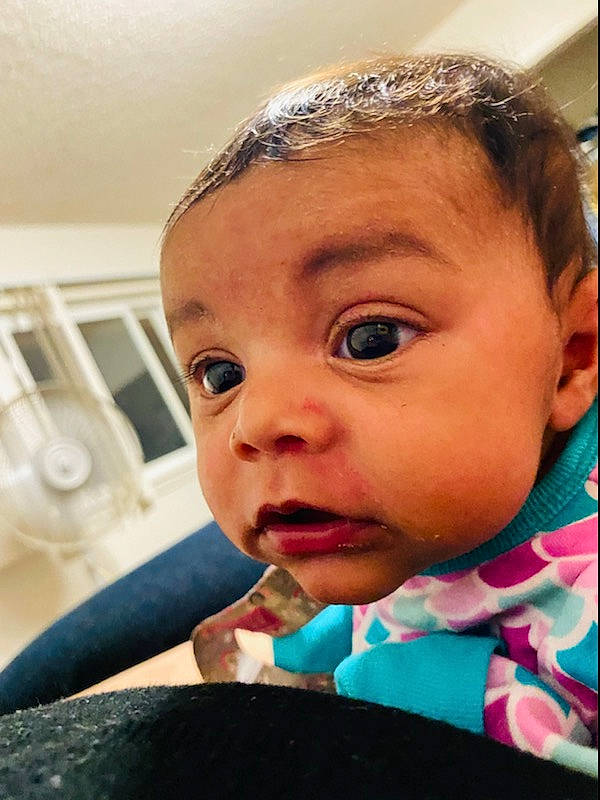 Jacqueline joined the competition — help win amazing prizes! baby, baby_toddler_clothing, cheek, child, chin, ear, eyebrow, eyelash, facial_expression, fun, gesture, happy, human, iris, lip, mouth, nose, people, person, skin