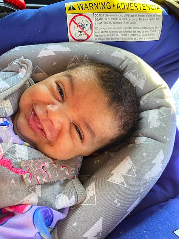 Jacqueline joined the competition — help win amazing prizes! baby, baby_laughing, baby_products, car_seat, child, chin, comfort, eyebrow, eyelash, facial_expression, fun, happy, laugh, leisure, mouth, nose, person, plastic, skin, smile