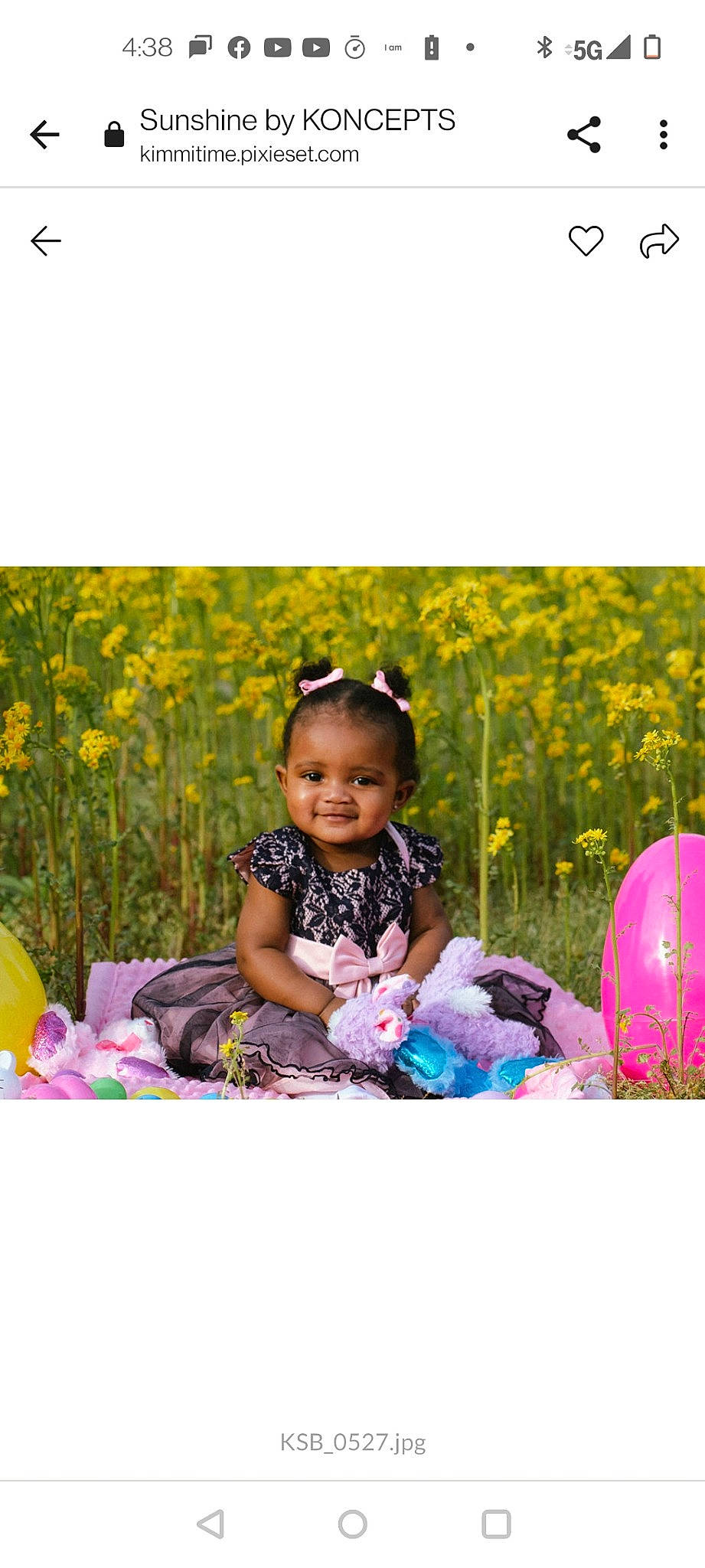 Aharmony is registered to the contest to win money with this photo: baby_toddler_clothing, child, event, flower, fun, grass, grassland, happy, joy, leisure, magenta, people_in_nature, person, petal, plant, prairie, product, recreation, sitting, smile