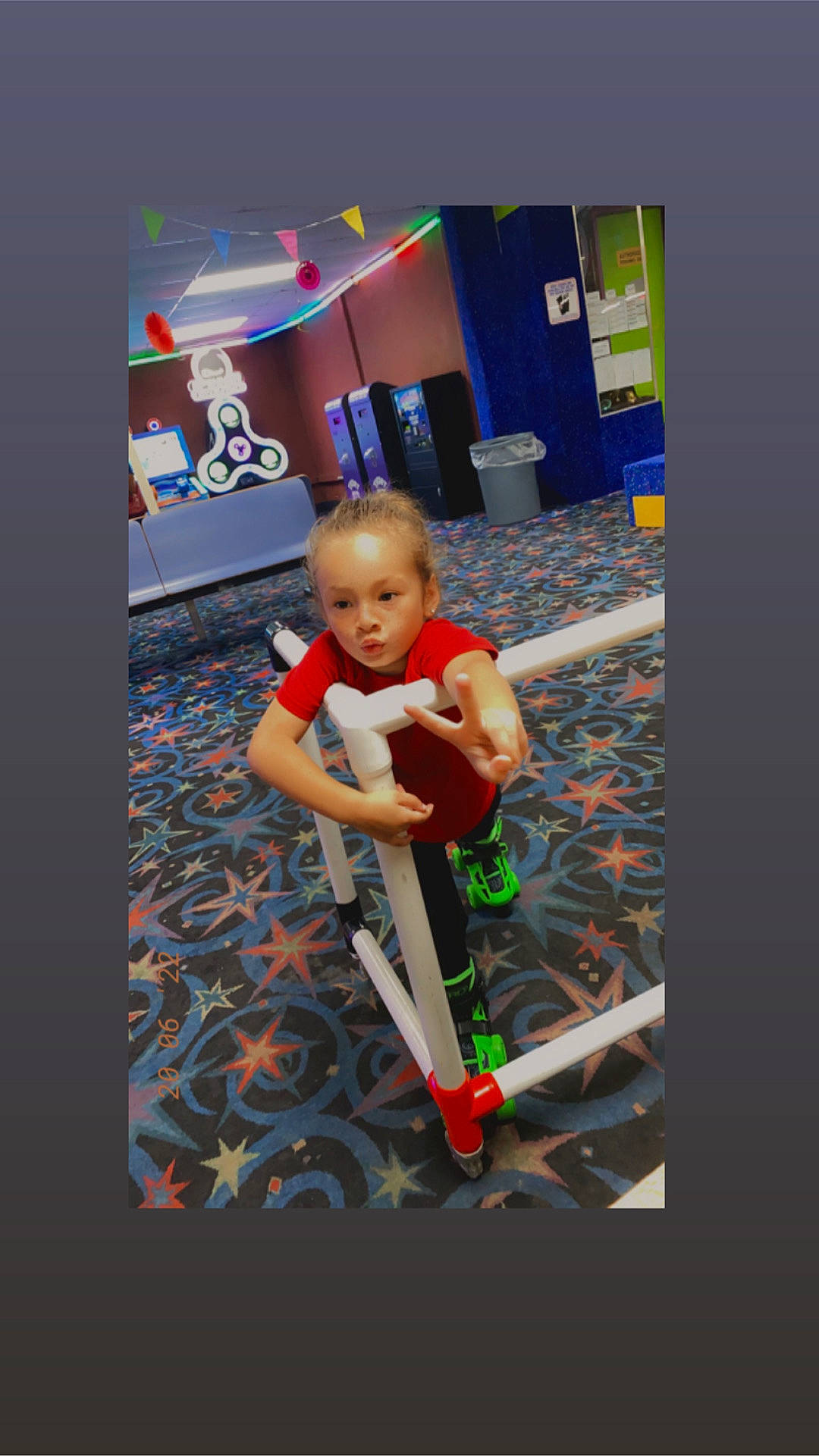 Athena joined the competition — help win amazing prizes! animation, baby, baby_products, baby_toddler_clothing, child, flash_photography, flooring, fun, games, happy, leisure, person, play, product, recreation, room, sitting, t_shirt, toddler, toy_vehicle