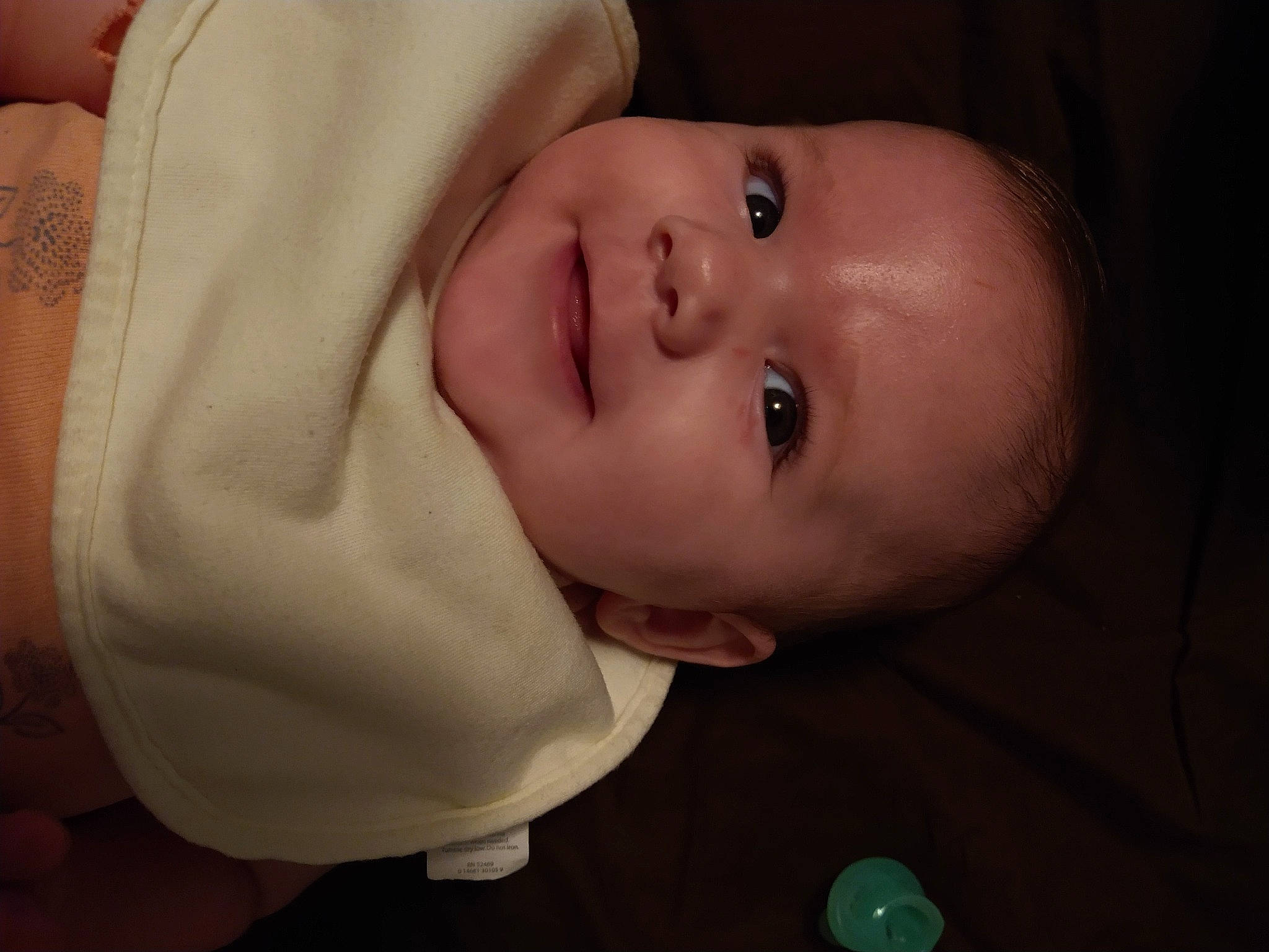 Esme joined the competition — help win amazing prizes! baby, baby_toddler_clothing, cheek, child, comfort, eyelash, flash_photography, fun, happy, joy, lip, microphone, mouth, nose, person, portrait_photography, sitting, skin, smile, toddler