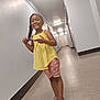 Amillianna joined the competition — help win amazing prizes! accessories, bodypart, child, clothing, dress, face, female, finger, footwear, girl, hand, happy, head, indoors, person, sandal, shoe, shorts, smile, standing