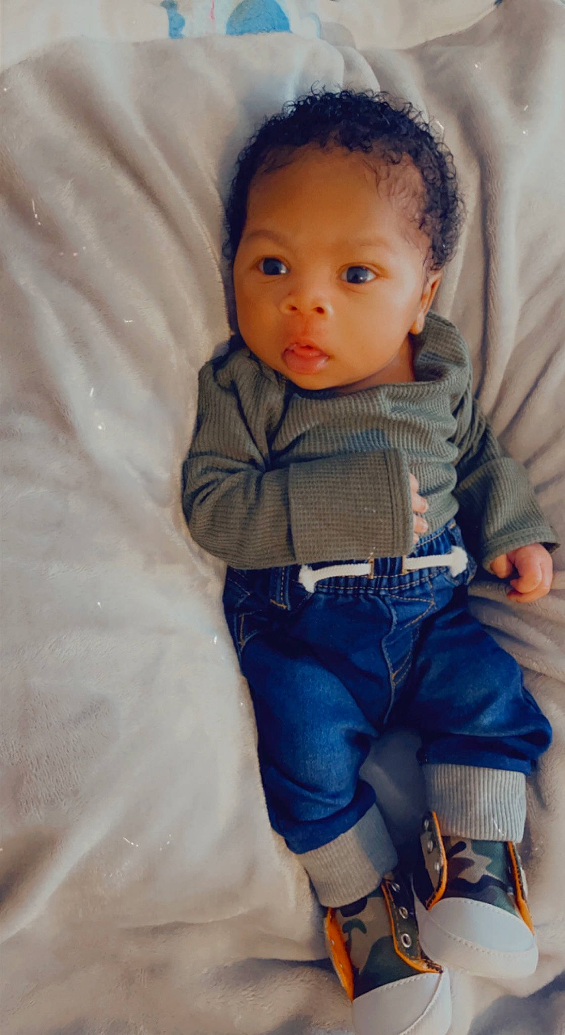 Zane joined the competition — help win amazing prizes! baby_toddler_clothing, cheek, clothing, comfort, eye, flash_photography, hairstyle, happy, human_body, iris, jeans, leg, lip, mouth, nose, outerwear, person, shoulder, skin, sleeve