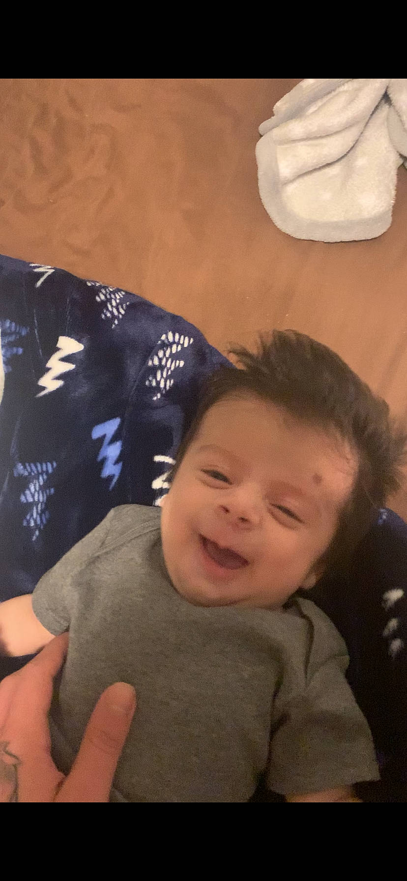 Apollo Galvan joined the competition — help win amazing prizes! beauty, cheek, cool, eye, face, finger, fun, gesture, happy, head, human_body, light, mammal, mouth, nose, person, sleeve, smile, t_shirt, toddler