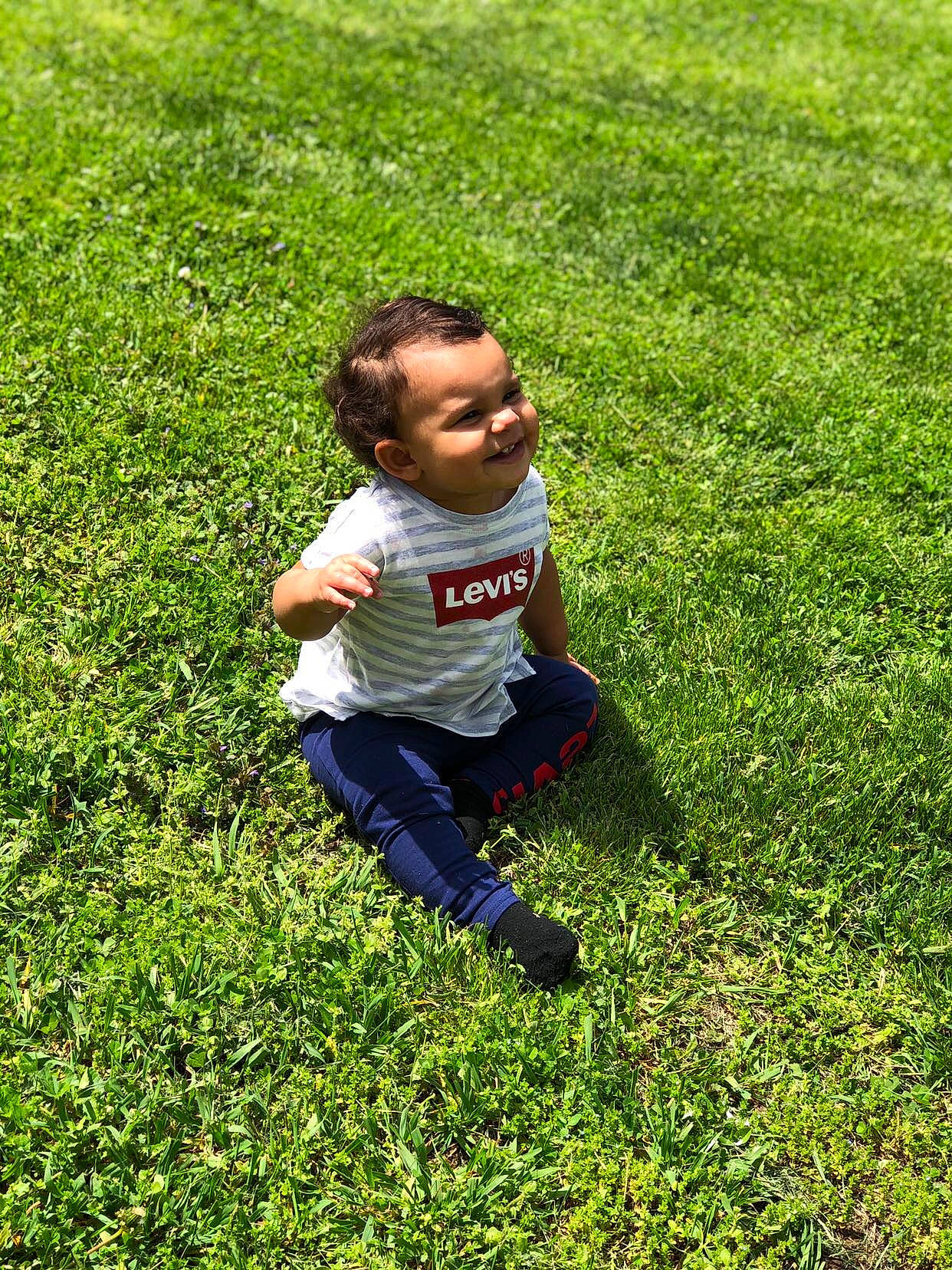 Amiya joined the competition — help win amazing prizes! baby, baby_toddler_clothing, botany, grass, grass_family, grassland, groundcover, happy, joy, lawn, leaf, mammal, meadow, natural_environment, nature, people_in_nature, person, plant, smile, toddler