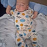 Ignatius is registered to the contest to win money with this photo: baby, bedtime, blanket, child, comfort, cookie_monster, cozy, cute, home, infant, mittens, nursery, onesie, patterned_clothing, peaceful, pillow, resting, sleeping, soft_toys, toddler