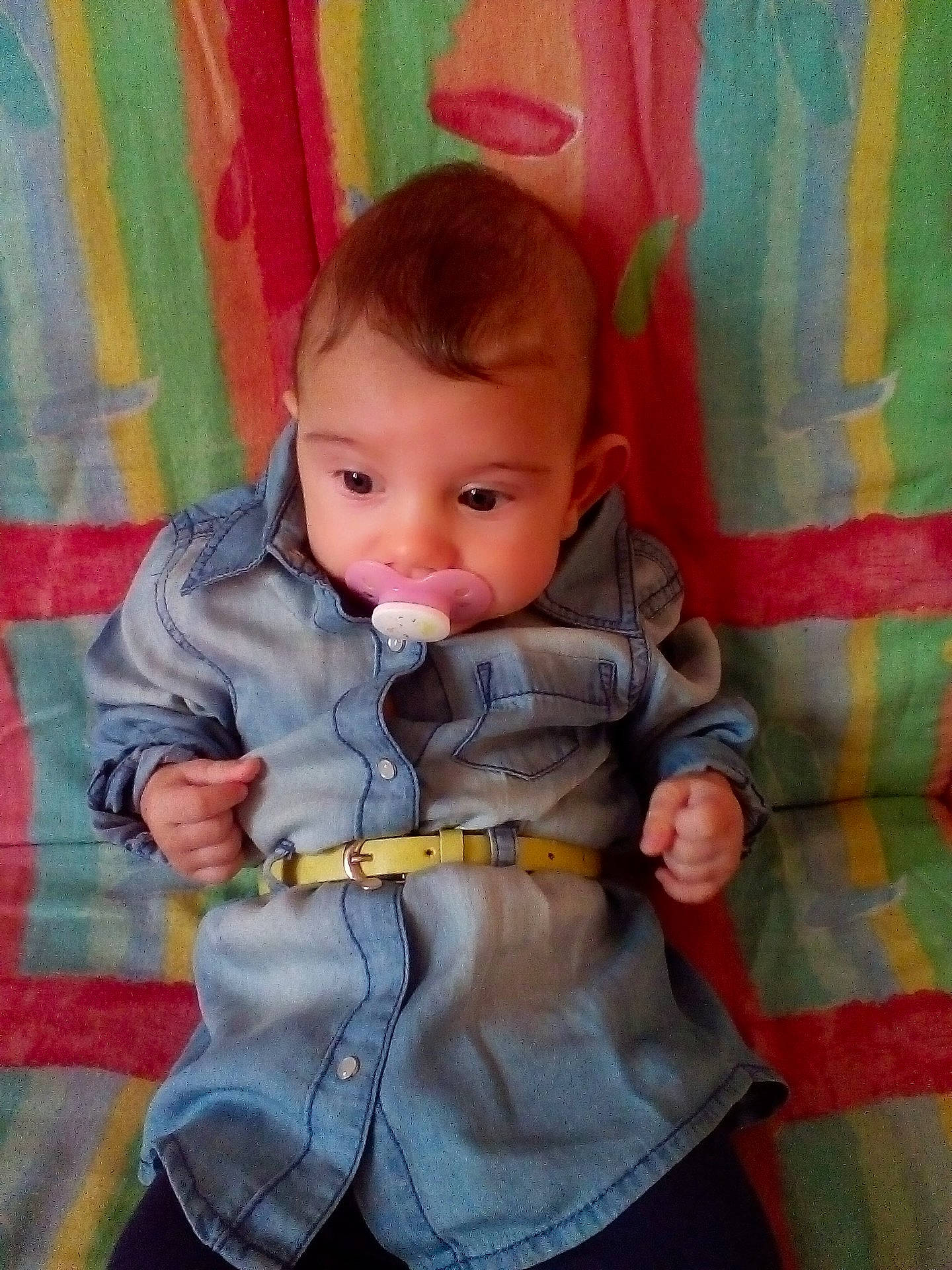 Aurélie participe au concours pour gagner de l'argent avec cette photo : boy, cheek, child, cool, eye, face, girl, head, infant, iris, joy, mouth, nose, person, play, product, skin, textile, toddler, toy