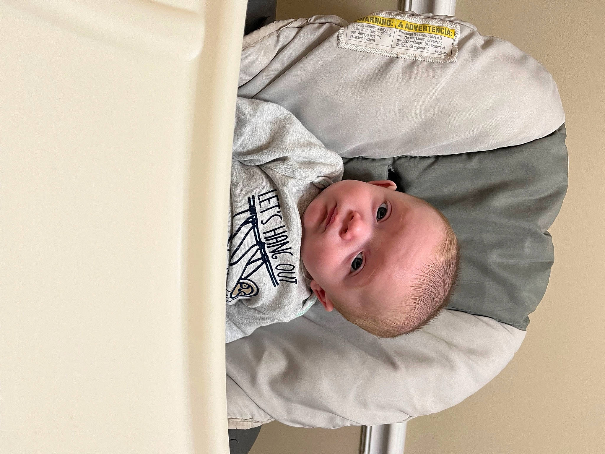 Gabriel is registered to the contest to win money with this photo: baby, baby_products, baby_safety, baby_sleeping, baby_toddler_clothing, bedding, child, comfort, infant_bed, linens, person, room, sleeve, toddler