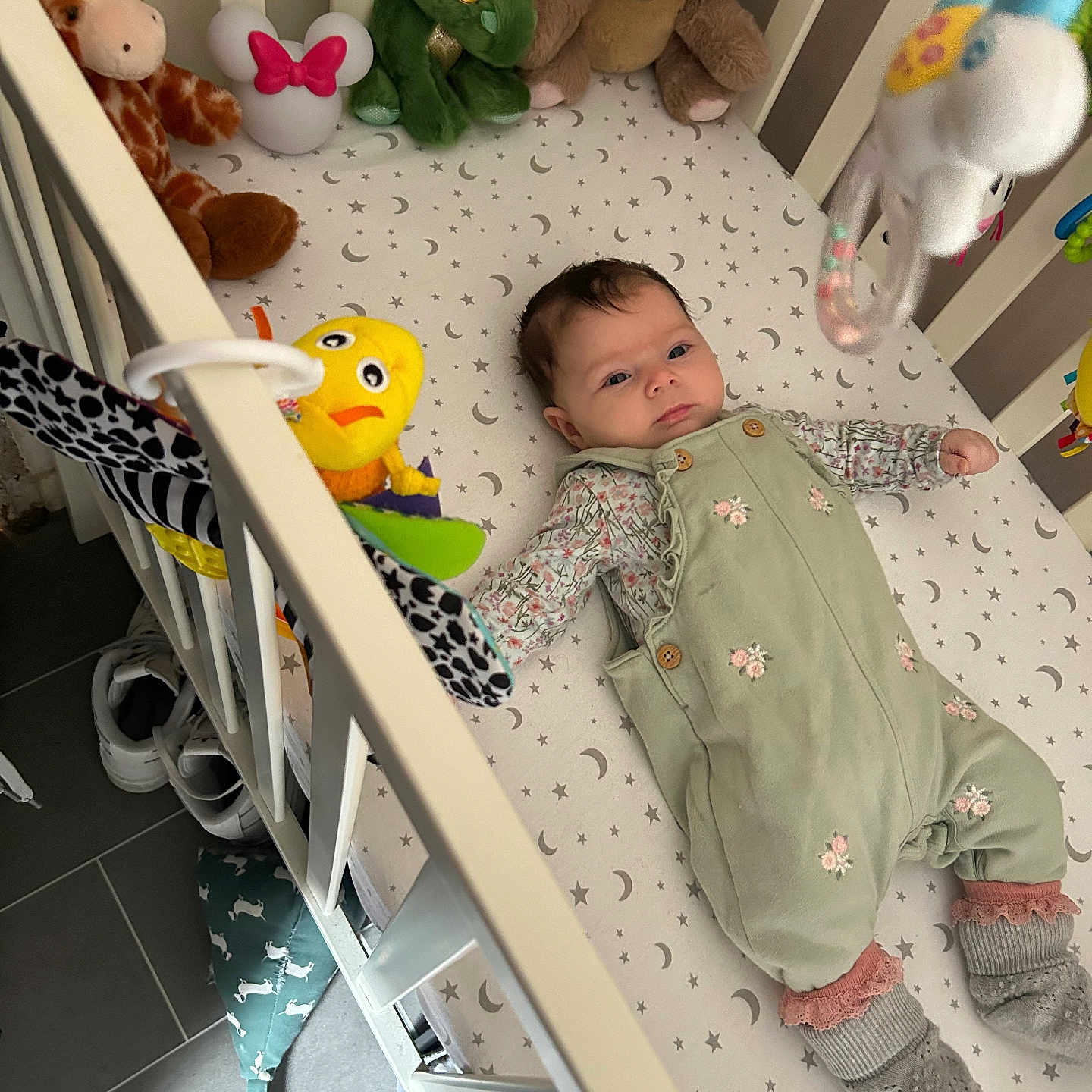 Robyn joined the competition — help win amazing prizes! baby, blanket, clothing, crib, cushion, face, footwear, furniture, head, homedecor, indoors, infantbed, nursery, person, photography, plush, portrait, room, shoe, toy