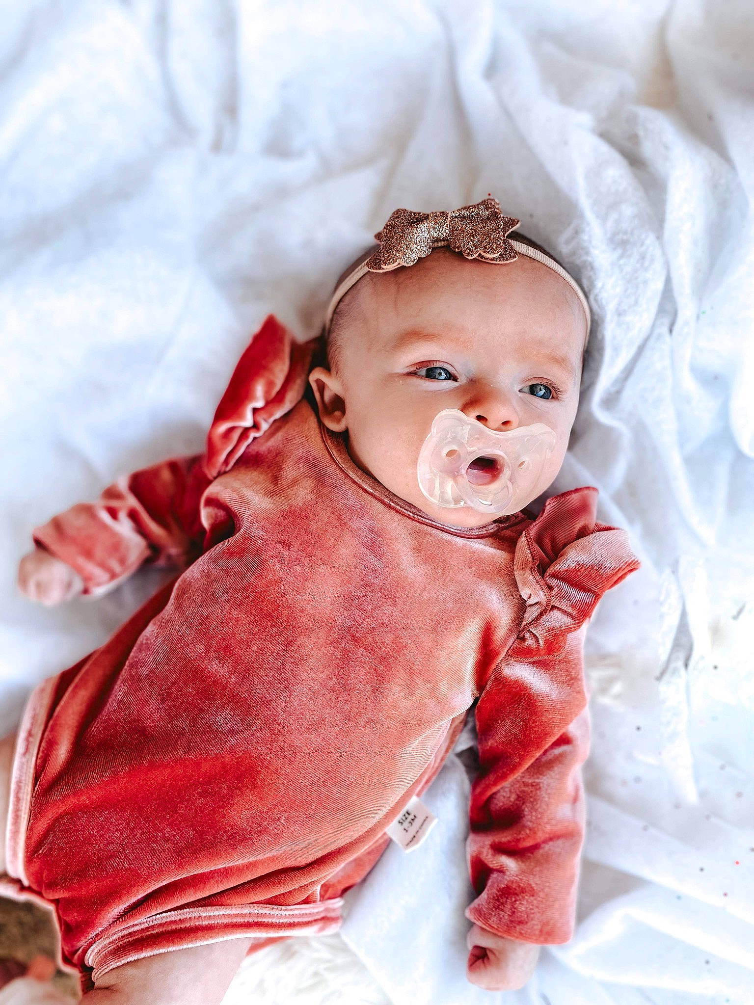 Octavia joined the competition — help win amazing prizes! baby, baby_toddler_clothing, beauty, cheek, child, collar, event, fashion_accessory, fur, happy, head, hood, linens, peach, person, pink, sitting, skin, sleeve, textile