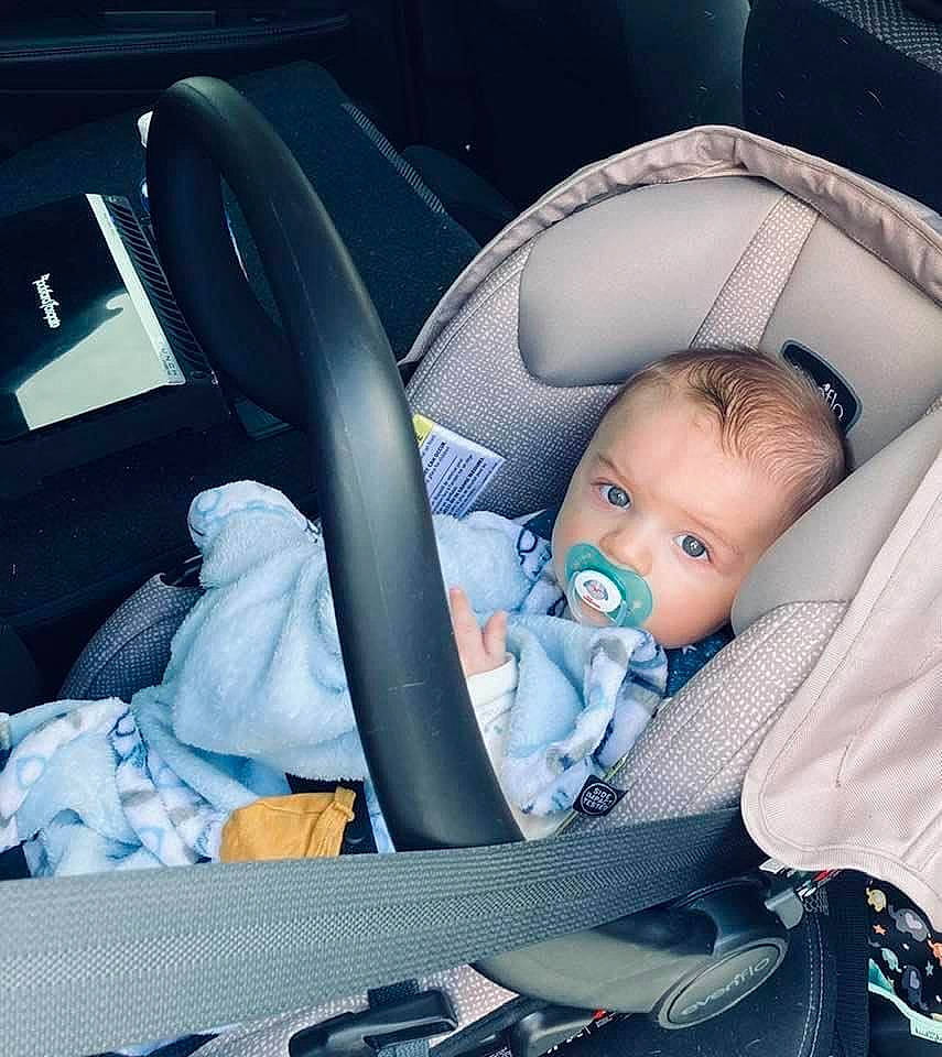 Jayden Dream joined the competition — help win amazing prizes! auto_part, baby, baby_carriage, baby_in_car_seat, baby_products, birth, car, car_seat, car_seat_cover, child, comfort, driving, luxury_vehicle, nap, person, product, seat_belt, sleep, steering_wheel, toddler