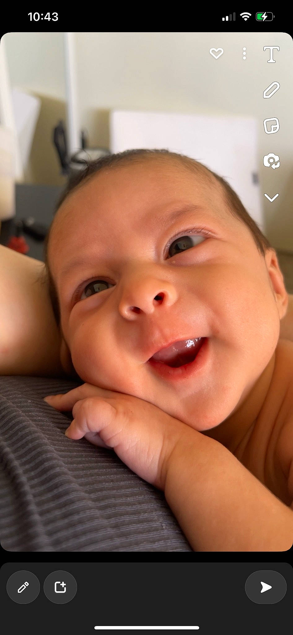 Eliyas is registered to the contest to win money with this photo: baby, cheek, chin, comfort, eye, eyebrow, eyelash, facial_expression, finger, gesture, happy, iris, jaw, lip, mouth, nose, person, skin, smile, thumb