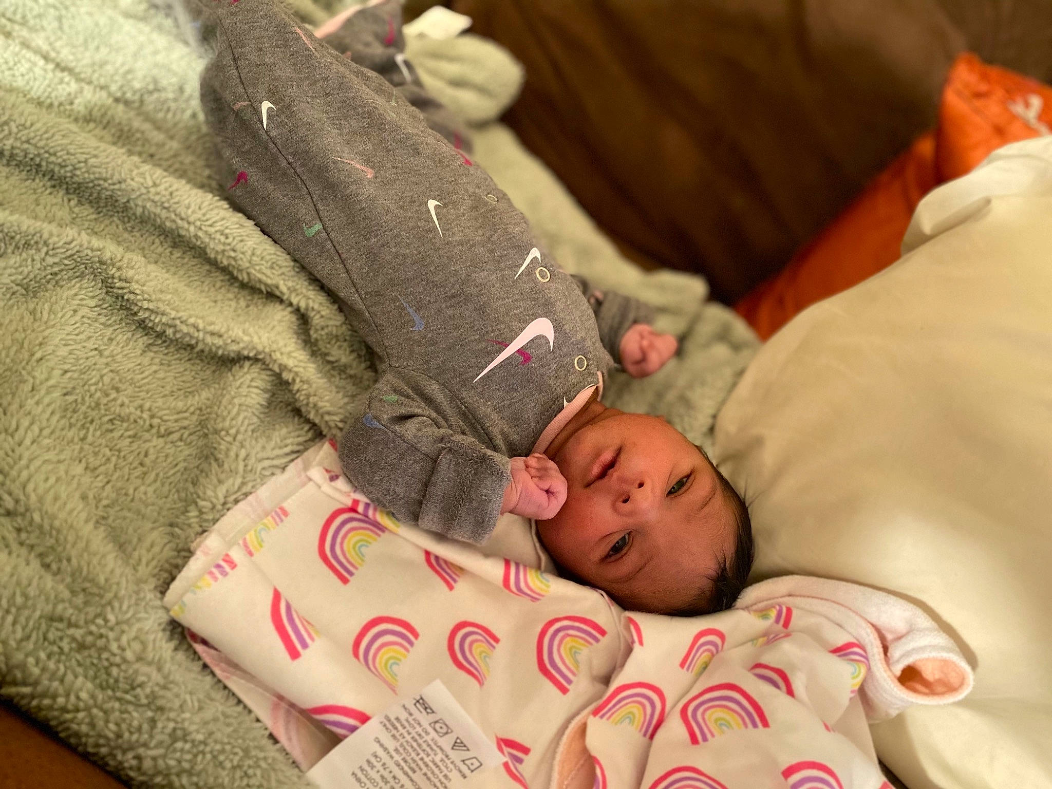 Jayde joined the competition — help win amazing prizes! baby, baby_products, baby_toddler_clothing, bedtime, comfort, linens, nap, person, sleep, toddler