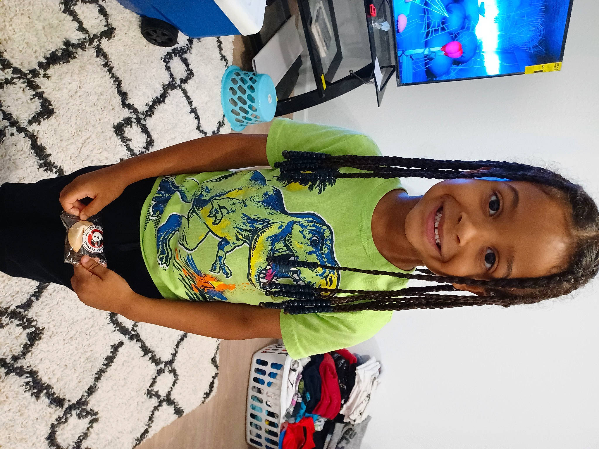 Jayceon joined the competition — help win amazing prizes! arm, blue, child, cool, electric_blue, eyewear, fashion_accessory, fashion_design, fun, happy, joy, leisure, pattern, person, sleeve, smile, street_fashion, t_shirt, television, television_set