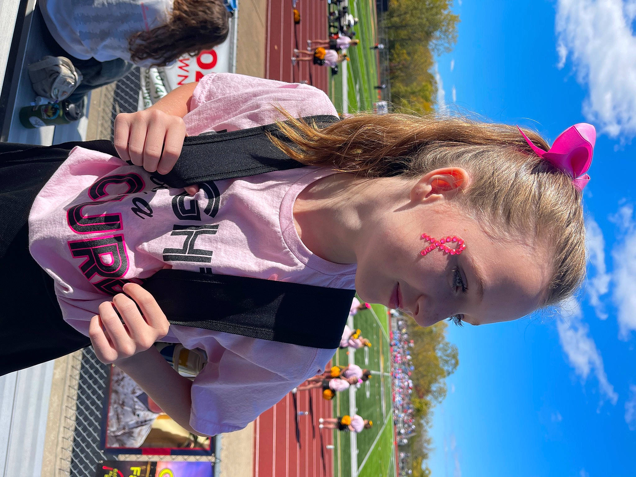 Emrie joined the competition — help win amazing prizes! cloud, event, eyewear, fun, grass, happy, hat, leisure, people_in_nature, person, pole, recreation, sky, toddler, travel, tree, vacation, water