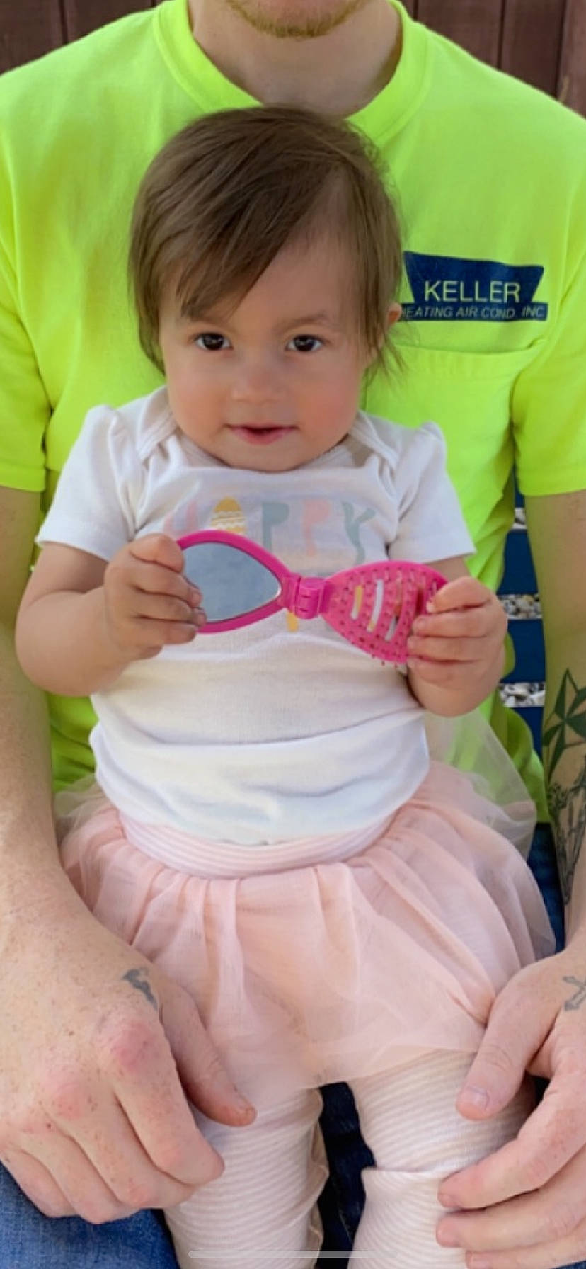 Jayleigh joined the competition — help win amazing prizes! baby, baby_toddler_clothing, cheek, eye, eyelash, face, facial_expression, finger, gesture, happy, joint, neck, nose, person, pink, shoulder, skin, sleeve, smile, thigh