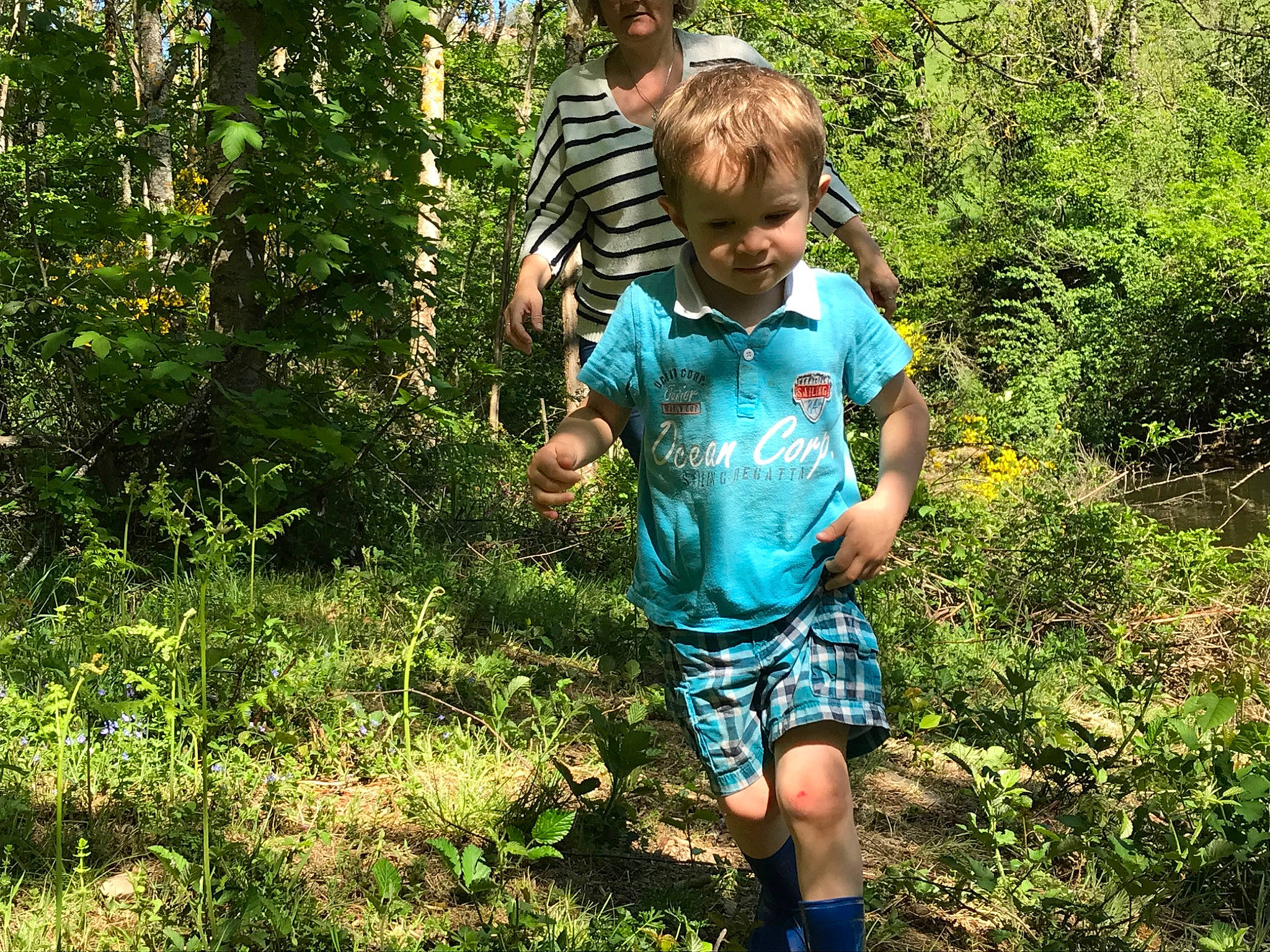 Léandre a rejoint le concours — aidez-le/la à gagner de superbes lots ! adaptation, biome, child, design, forest, fun, jungle, leaf, nature_reserve, pattern, person, plant, plant_community, play, recreation, shorts, summer, toddler, trail, tree