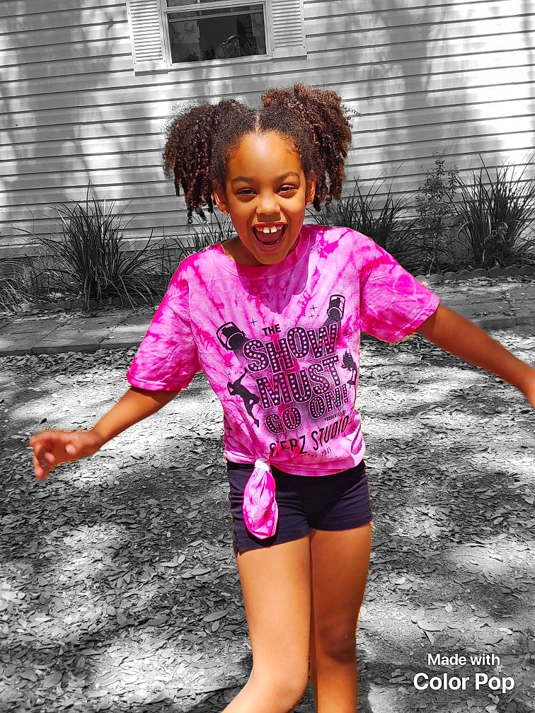 Sabrina joined the competition — help win amazing prizes! cool, face, flash_photography, fun, happy, joy, leisure, magenta, people_in_nature, person, pink, plant, shirt, sleeve, smile, street_fashion, summer, t_shirt, thigh, waist