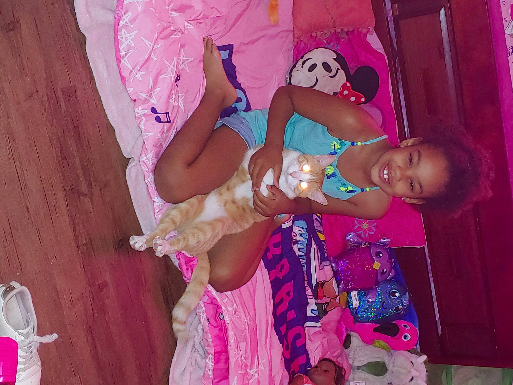 Sabrina joined the competition — help win amazing prizes! abdomen, chest, child, event, flesh, fun, happy, human_body, human_leg, joy, magenta, navel, pattern, peach, person, pink, purple, smile, thigh, thumb