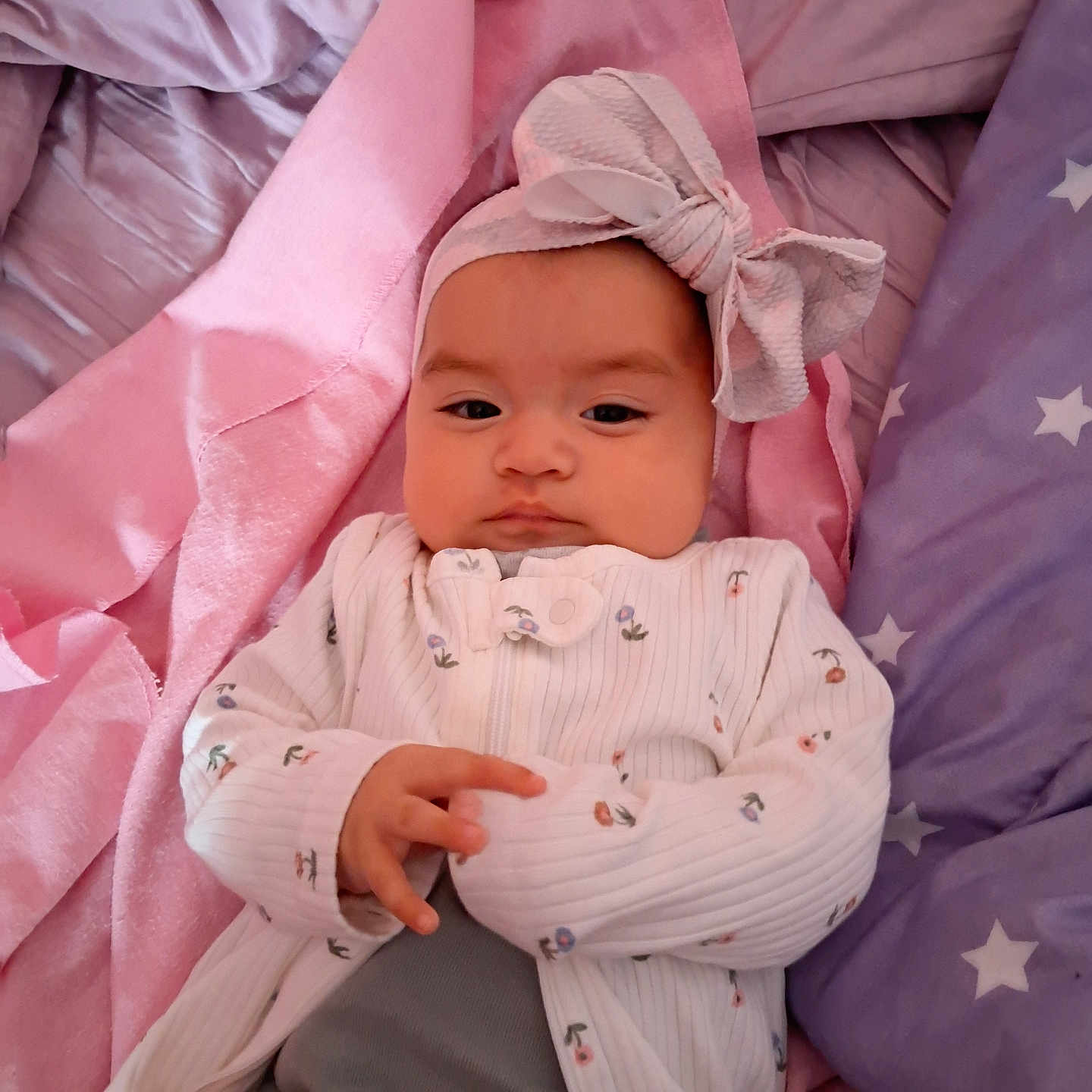 Janixchel joined the competition — help win amazing prizes! baby, bed, blanket, bodypart, bonnet, clothing, couch, face, finger, furniture, hand, happy, hat, head, hood, newborn, person, photography, portrait, smile