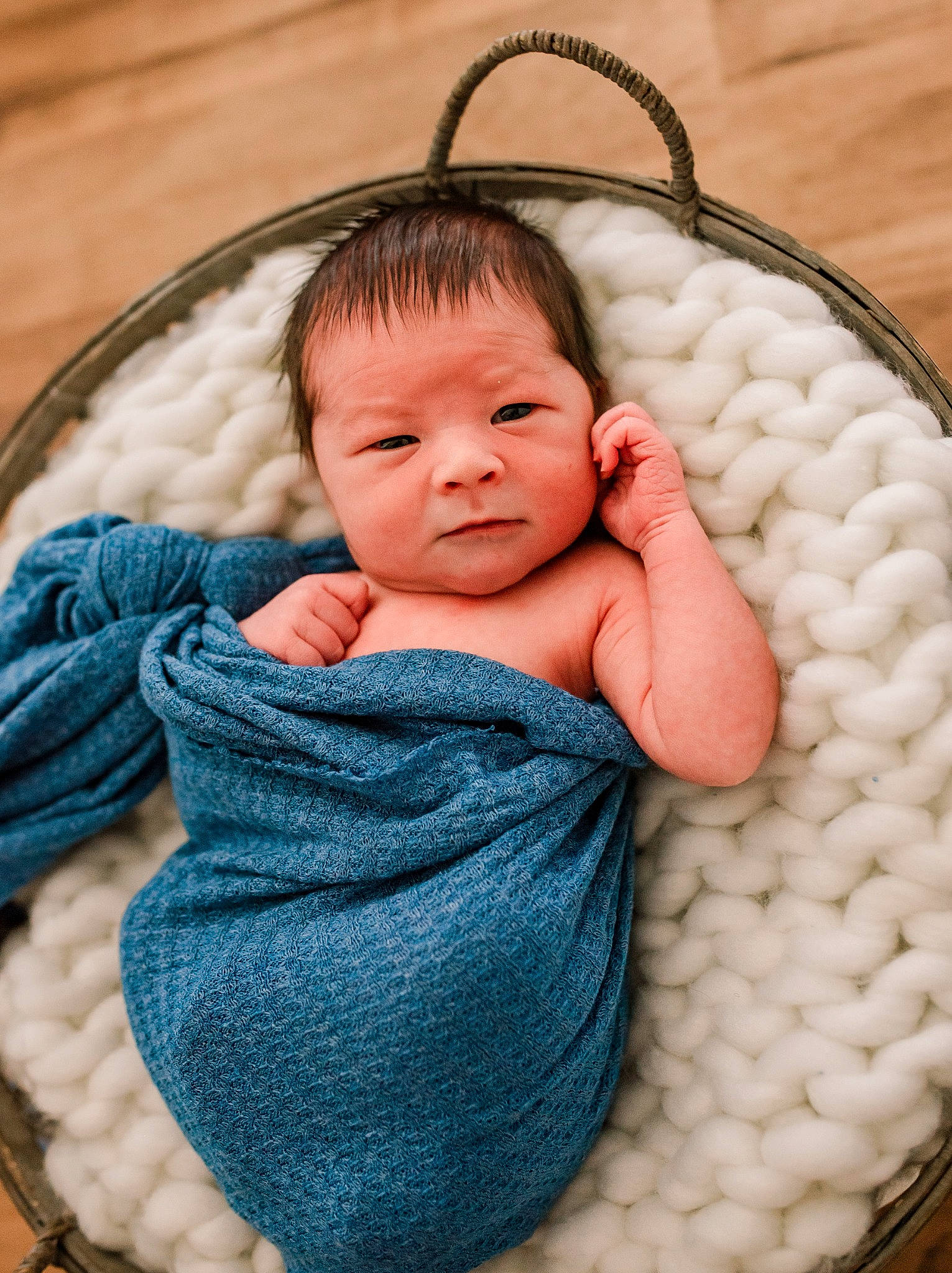 Lincoln joined the competition — help win amazing prizes! arm, baby, baby_products, baby_sleeping, baby_toddler_clothing, cheek, child, comfort, electric_blue, hand, infant_bed, linens, pattern, person, product, skin, sleeve, textile, toddler, white