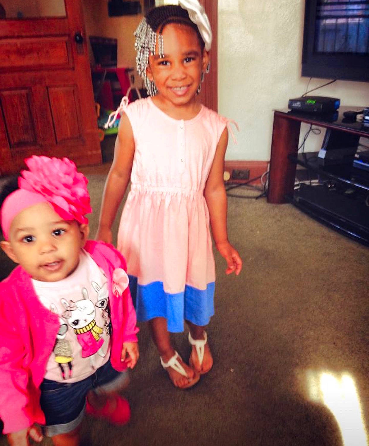 Savonn joined the competition — help win amazing prizes! child, child_model, dress, face, family, fashion, footwear, happy, head, headwear, joy, people, person, pink, play, shoe, sibling, skin, smile, standing