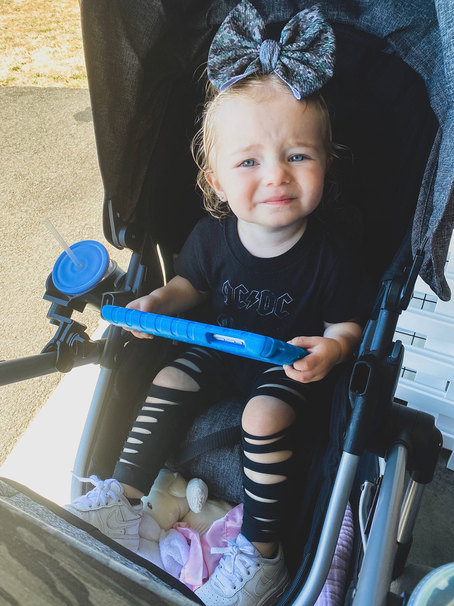 Blake joined the competition — help win amazing prizes! automotive_tire, azure, baby, baby_carriage, baby_products, baby_safety, baby_toddler_clothing, black, blue, electric_blue, eye, head, iris, person, photograph, skin, smile, snapshot, tire, toddler