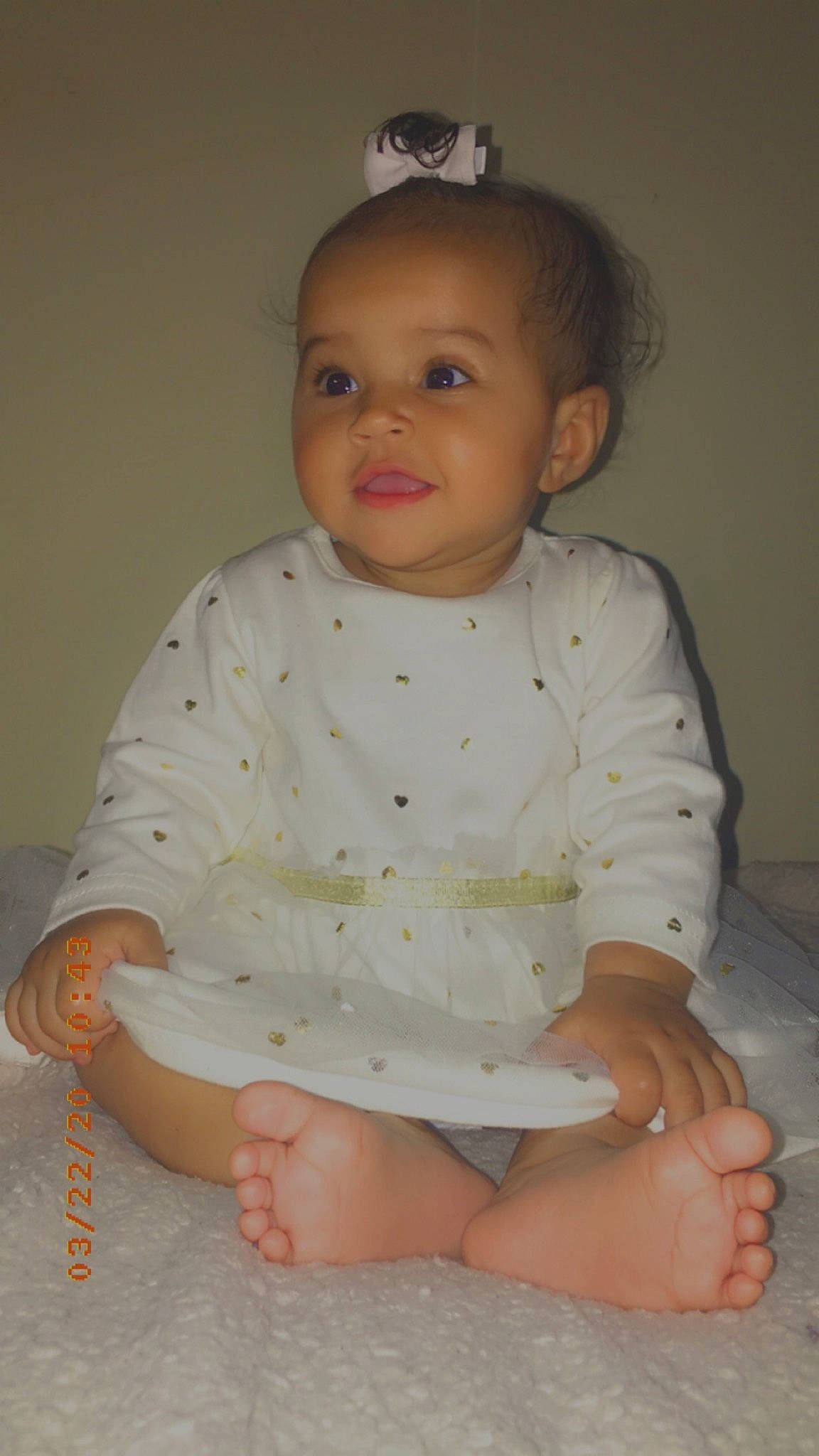 Phoebe joined the competition — help win amazing prizes! baby, baby_toddler_clothing, cheek, child, iris, lip, person, sitting, skin, sleeve, smile, standing, toddler