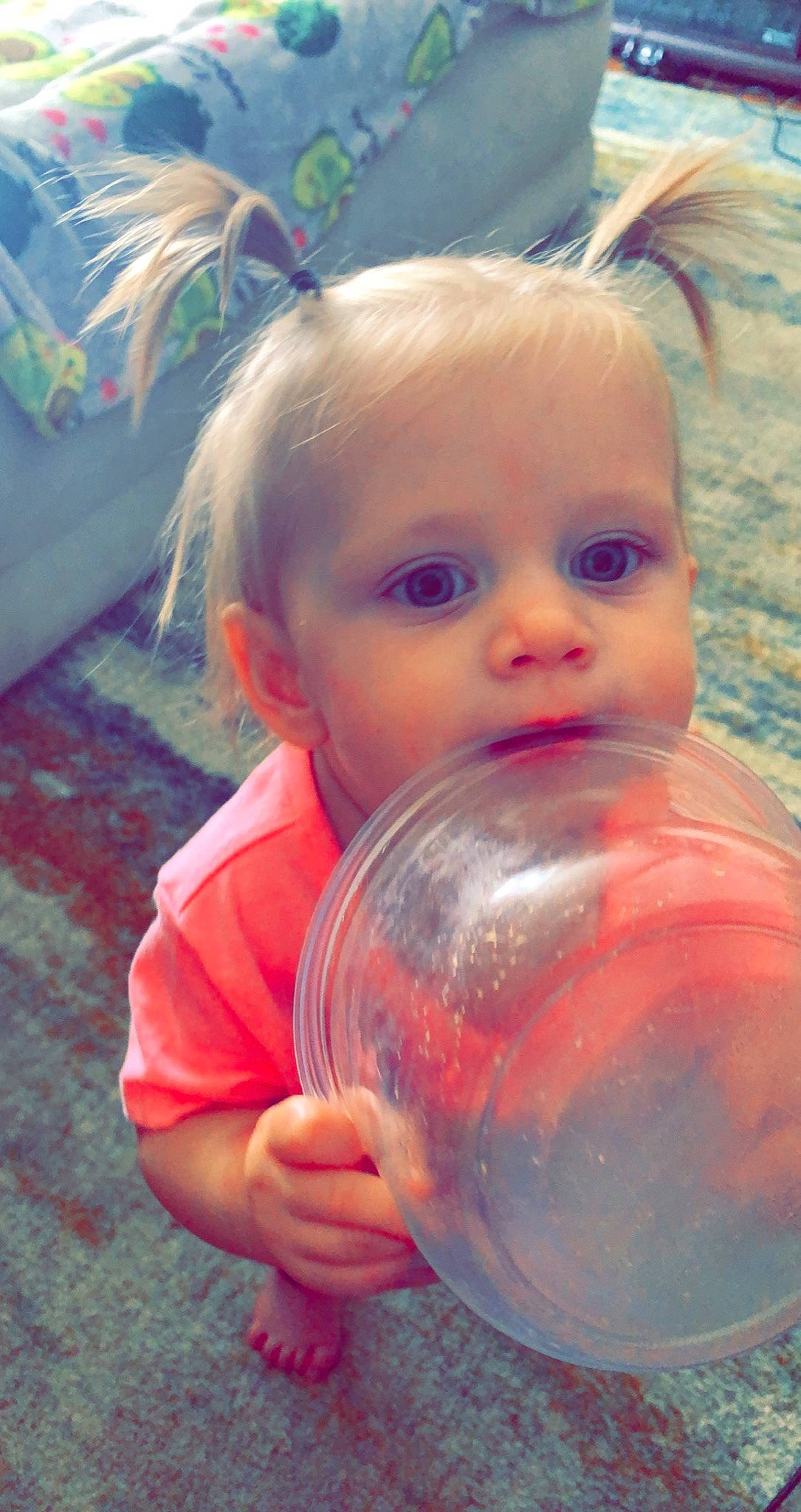 Ayvah joined the competition — help win amazing prizes! baby, baby_toddler_clothing, cheek, child, drinking, drinkware, eye, finger, fluid, fun, glass, happy, lip, liquid, liquid_bubble, mouth, nose, person, pink, toddler