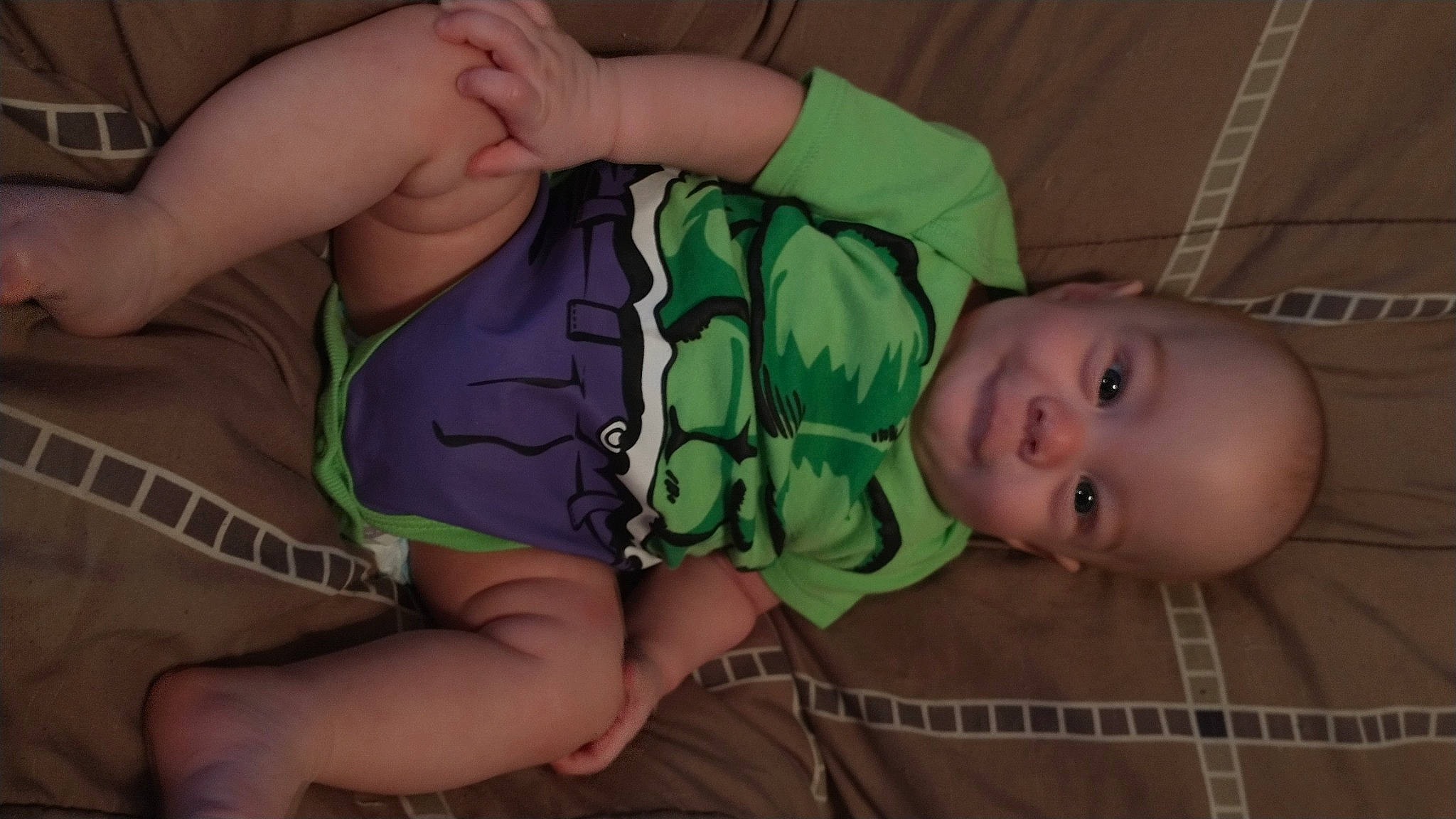 Brett joined the competition — help win amazing prizes! baby, baby_toddler_clothing, cheek, chin, comfort, eye, finger, gesture, hairstyle, hand, human_body, iris, leg, mouth, nose, organ, person, skin, sleeve, toddler