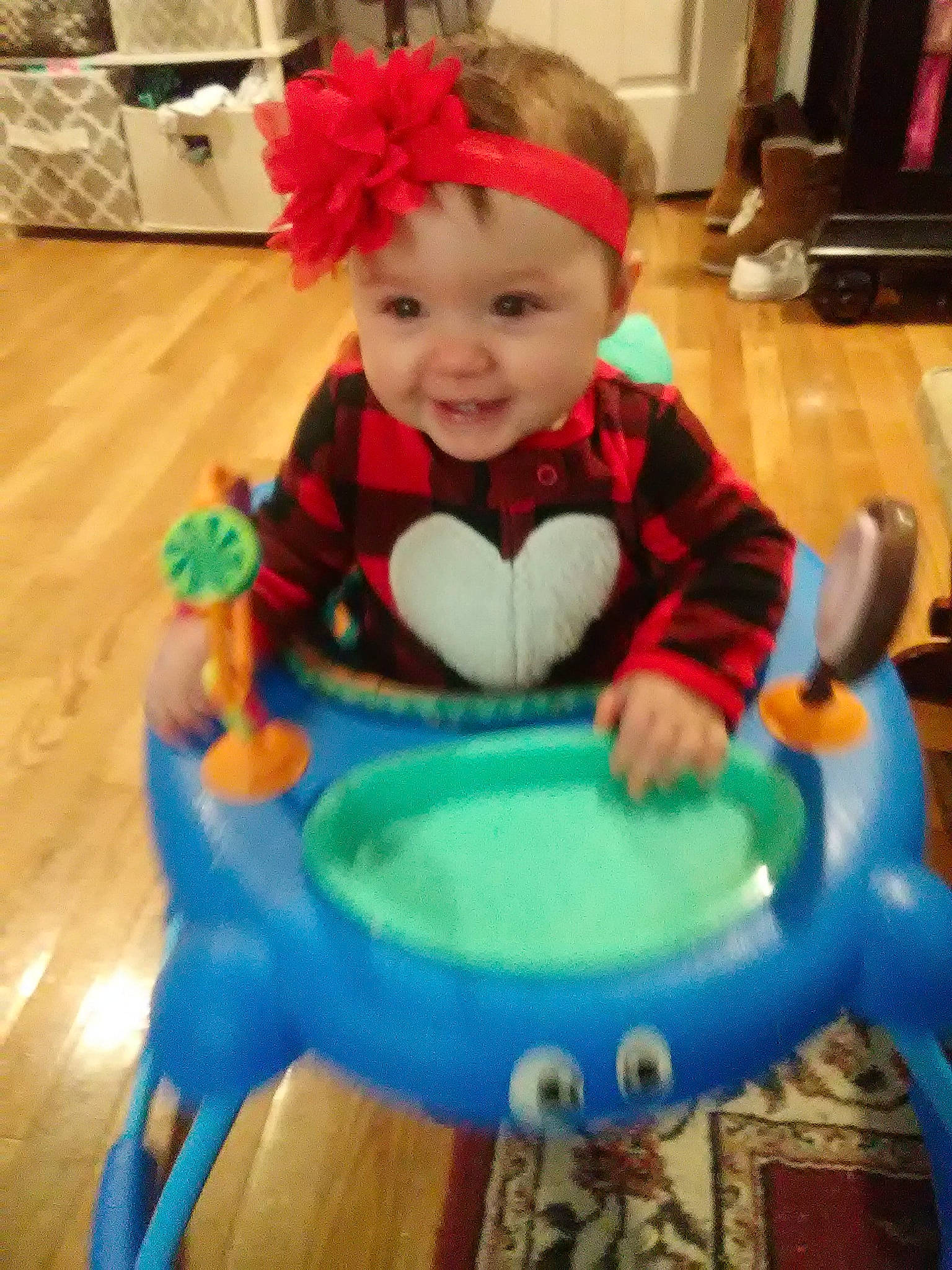 Quynn joined the competition — help win amazing prizes! baby, baby_products, baby_toys, child, fun, leisure, person, play, product, sitting, toddler, toy