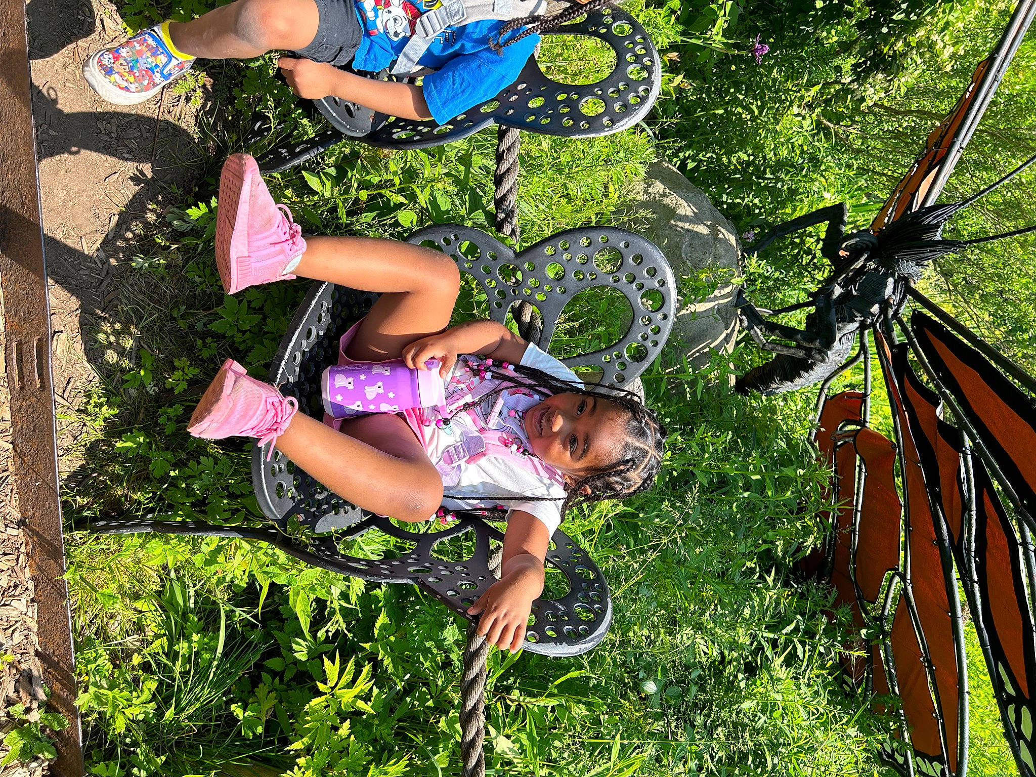 Elizabeth joined the competition — help win amazing prizes! bicycle_fork, bicycle_frame, bicycle_handlebar, bicycle_tire, bicycle_wheel, bicycles_equipment_and_supplies, grass, happy, joy, leg, leisure, people_in_nature, person, plant, recreation, shoe, shorts, sneakers, tire, tree