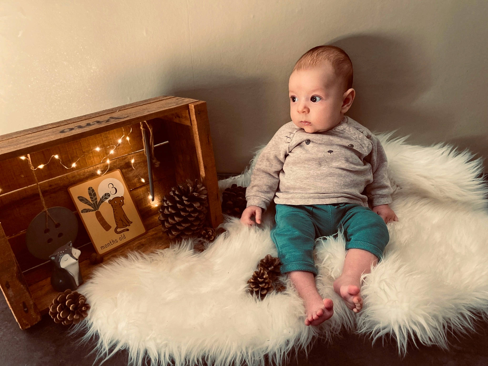 Eliott a rejoint le concours — aidez-le/la à gagner de superbes lots ! baby, baby_toddler_clothing, beauty, canidae, child, companion_dog, couch, cupboard, event, fur, happy, person, picture_frame, portrait_photography, room, sitting, sleeve, t_shirt, toddler, toy